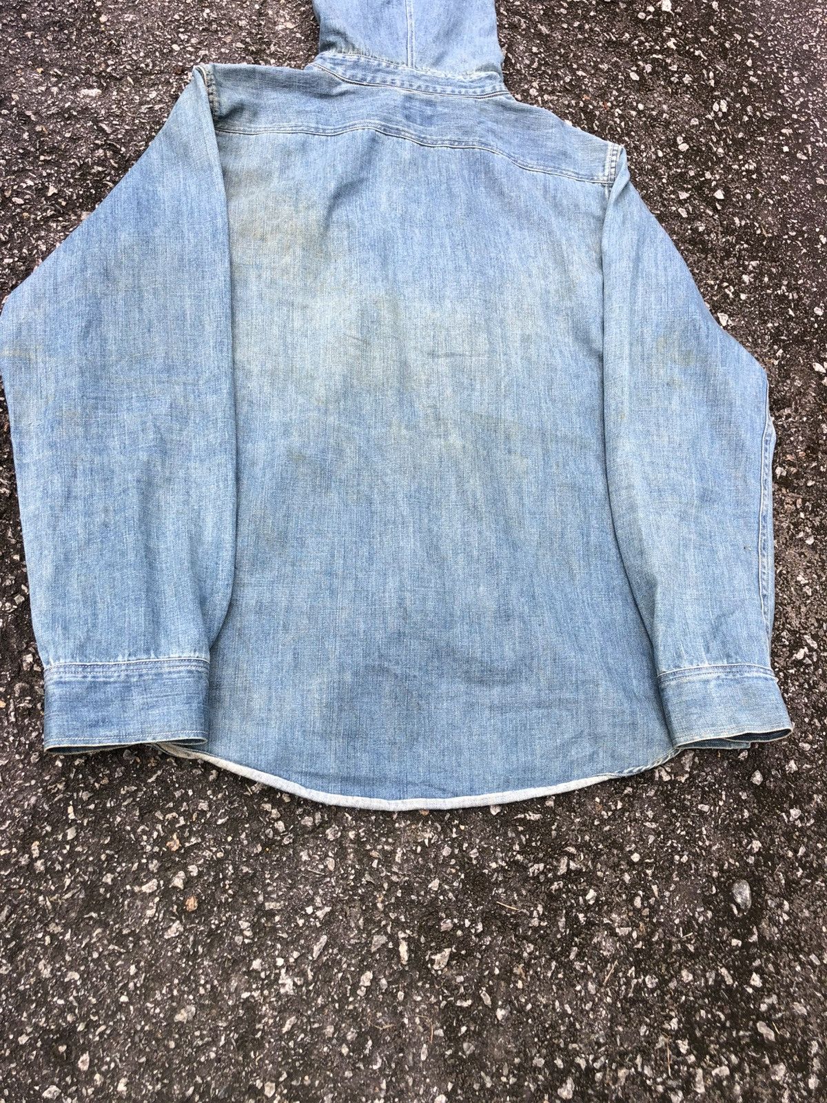 Orslow Orslow Hoodie Denim Shirt Size US M / EU 48-50 / 2 - 14 Thumbnail