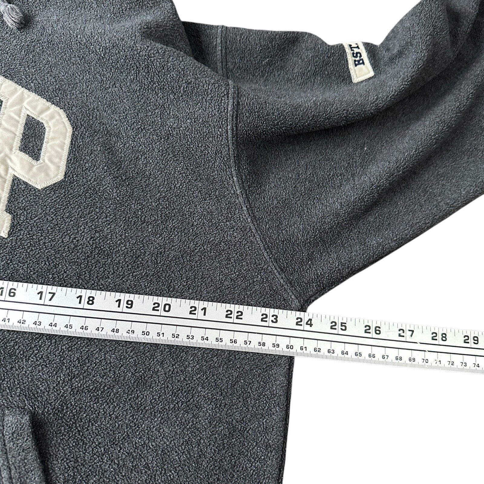 Gap Vintage Gap Fleece Hoodie Men’s Small Gray Spellout Pocket Size US S / EU 44-46 / 1 - 7 Thumbnail