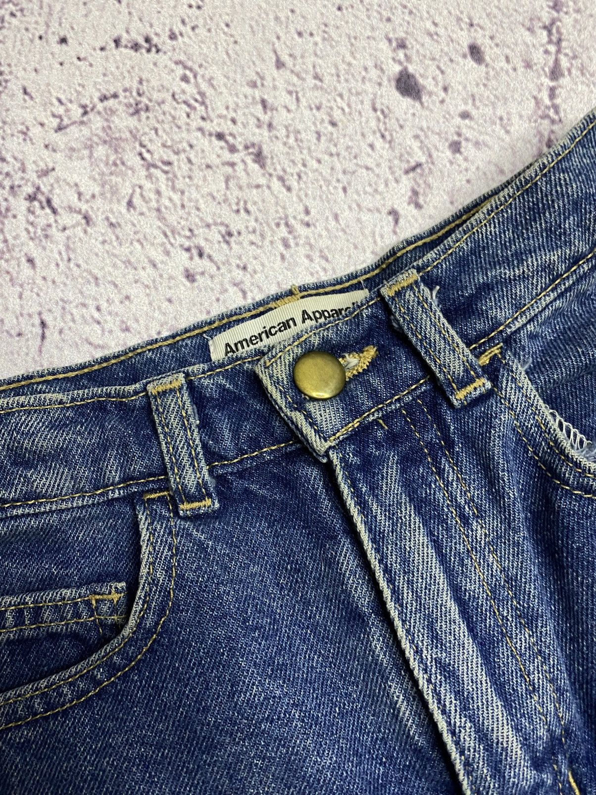 American Apparel Womens Shorts American Apparel japanase brand y2k blue Size 24" / US 00 / IT 34 - 2 Thumbnail