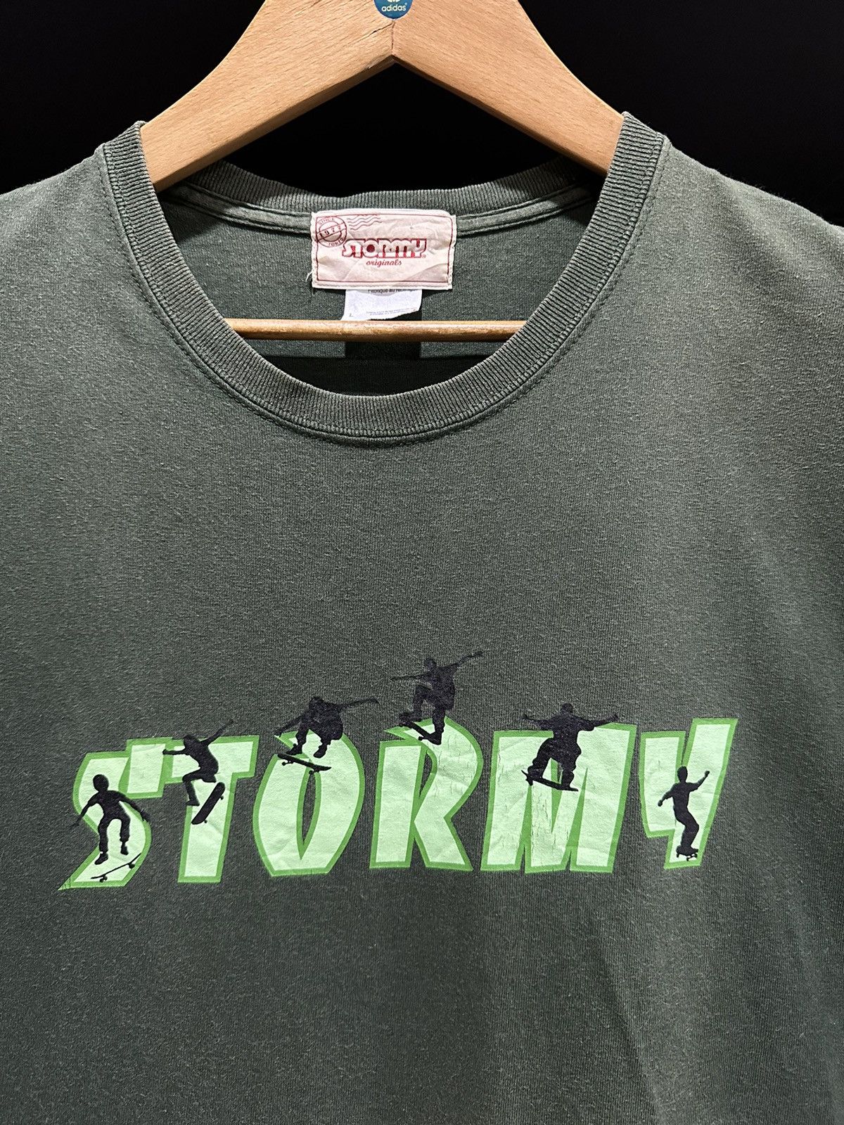 Girl Skateboards × Vintage Vintage Stormy Skateboard Sun Faded Tee Size US L / EU 52-54 / 3 - 2 Thumbnail