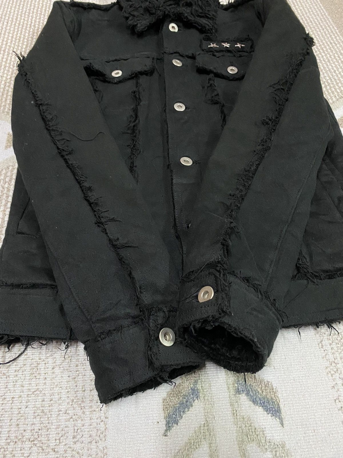 If Six Was Nine × Japanese Brand × Le Grande Bleu (L.G.B.) Japanese Brand Rupert Furry Denim Jacket Size US L / EU 52-54 / 3 - 2 Thumbnail