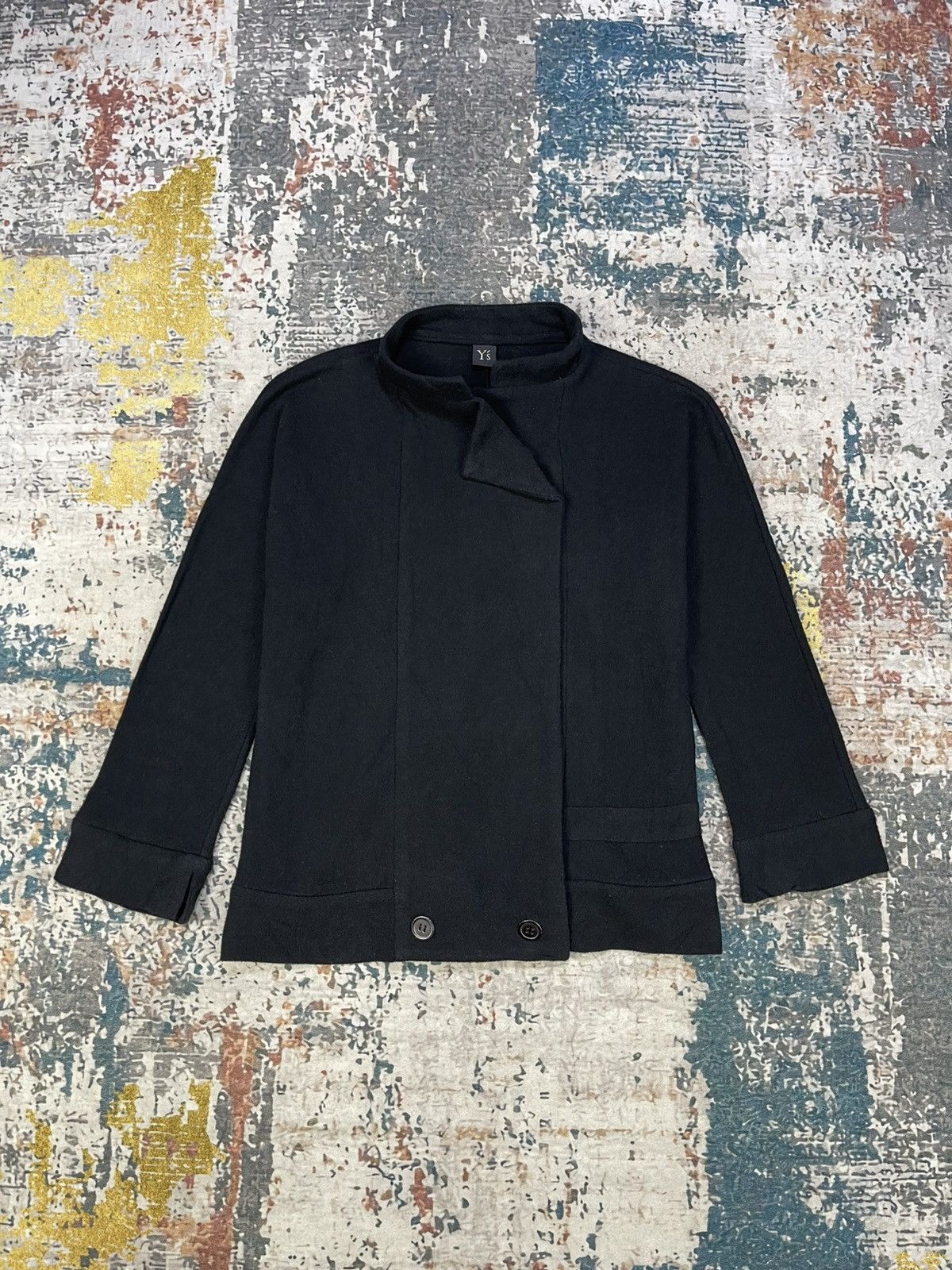 Yohji Yamamoto Yohji Yamamoto Y’s SS 04 Band Collar Short Jacket Size XS / US 0-2 / IT 36-38 - 1 Thumbnail