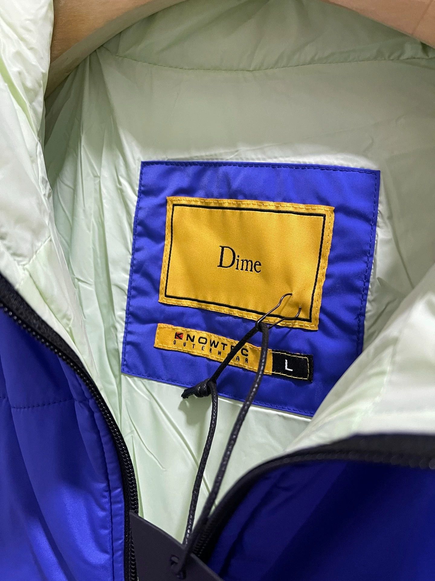 Dime Dime Trail Half Zip Jacket Iron Blue (Purple) L Printed Size US L / EU 52-54 / 3 - 5 Thumbnail