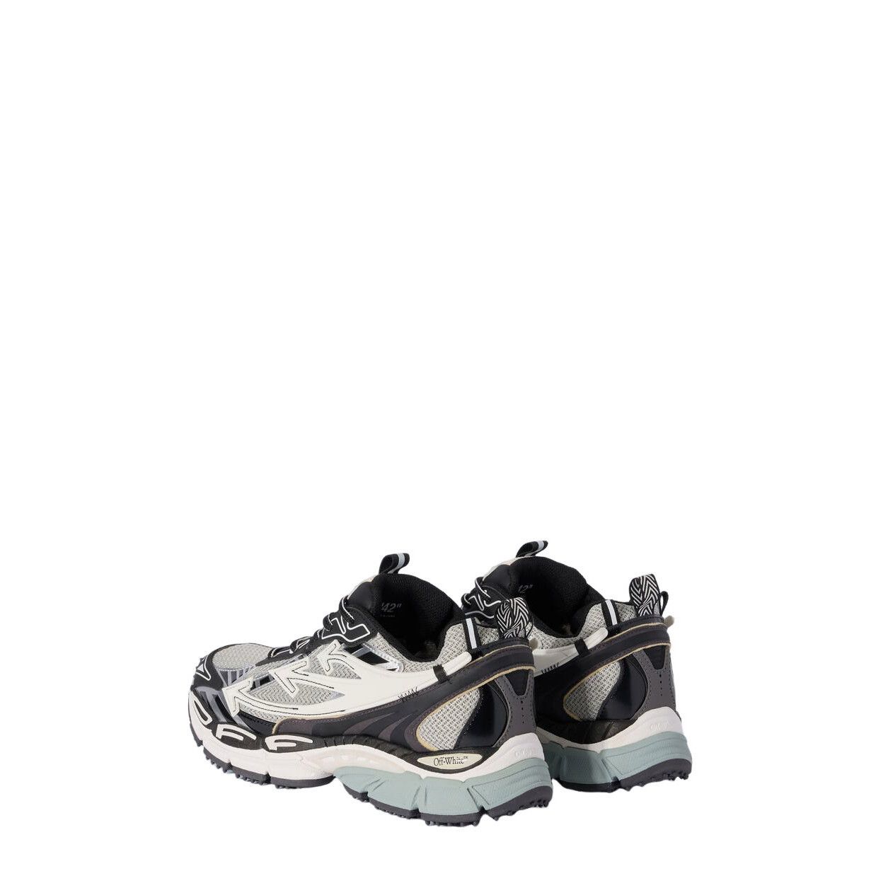 Off-White OFF-WHITE Be Right Back Men's Gray/White Sneakers New & Auth Size US 6 / EU 39 - 4 Thumbnail