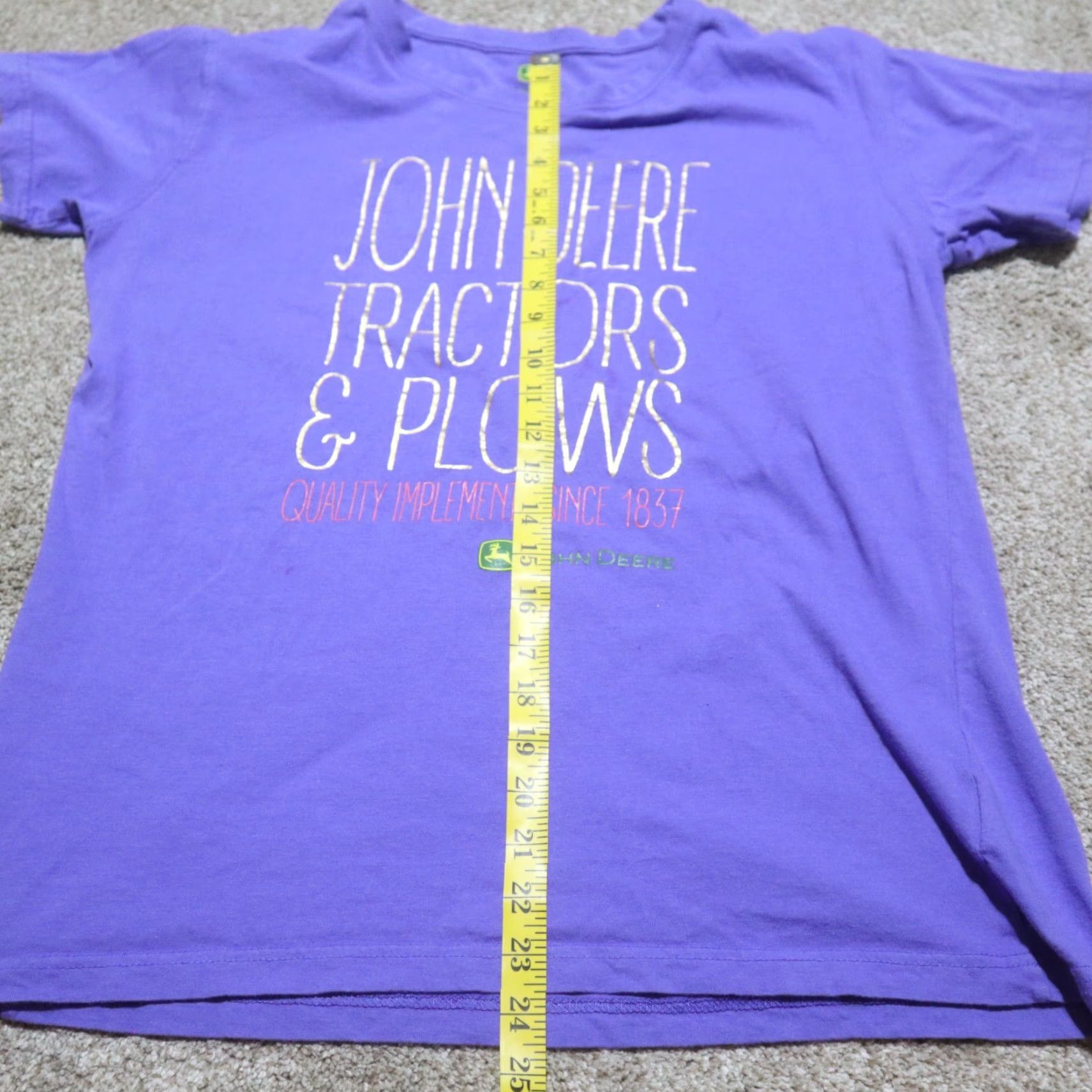 John Deere VINTAGE John Deere Tractors And Plows 1837 Farmer Tee T-Shirt Womens Size XL Extra Large Size XL / US 12-14 / IT 48-50 - 6 Thumbnail