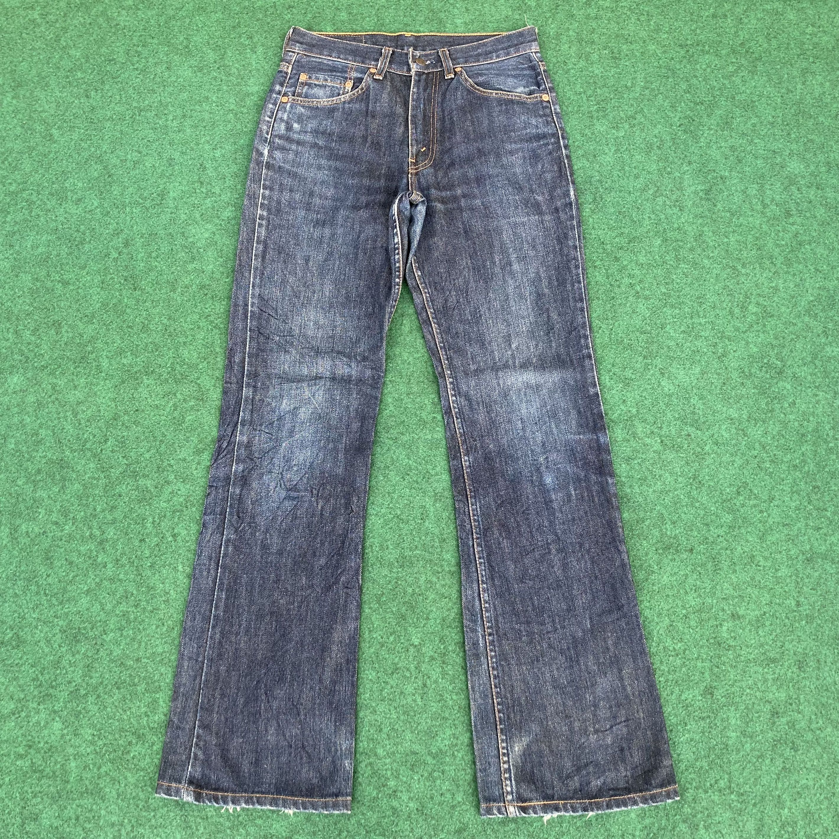 Levi's × Vintage Vtg Levis 517 Ripped Distressed Denim Bootcut Jeans Size US 28 / EU 44 - 1 Thumbnail