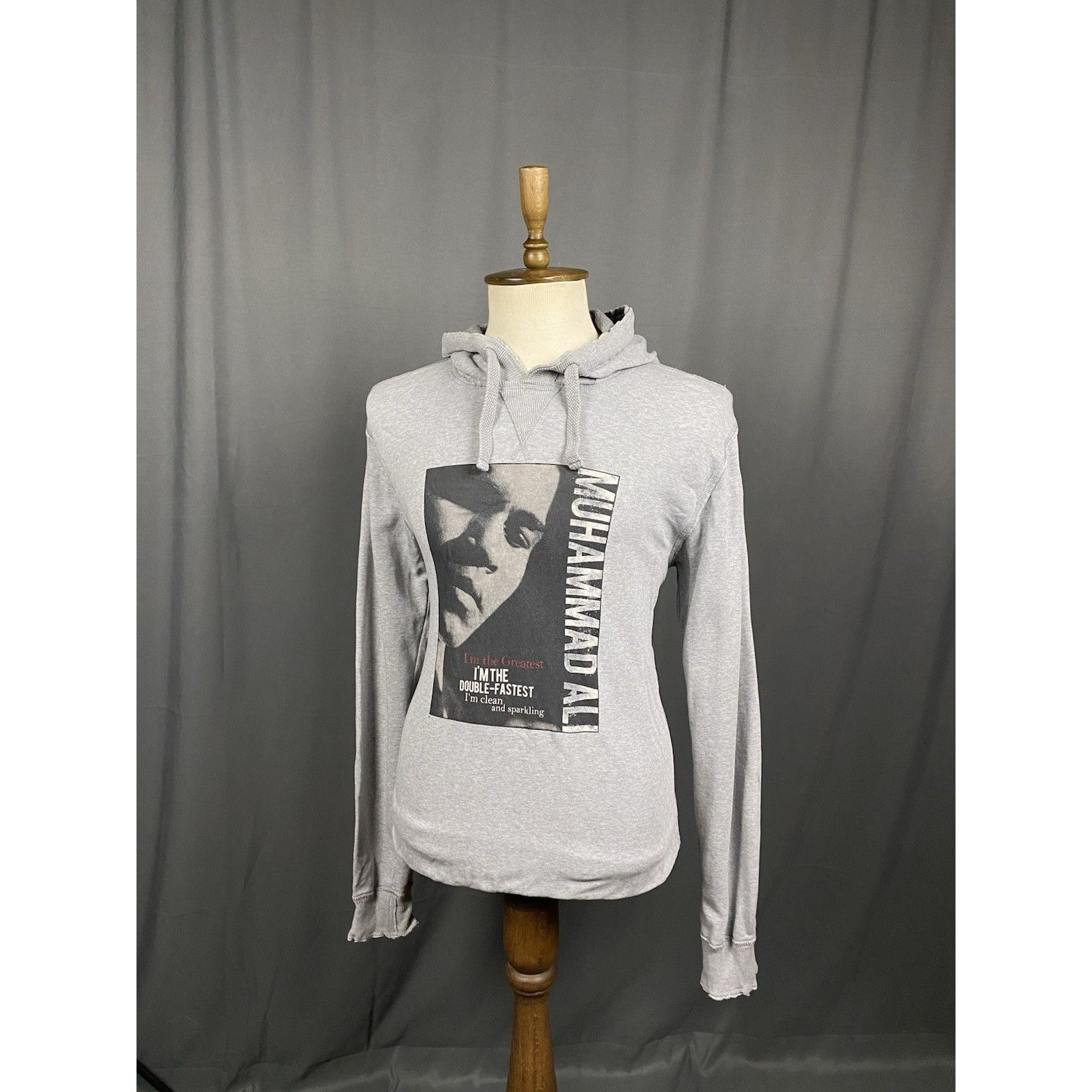 Dolce & Gabbana Dolce&Gabbana Muhammad Ali Men's Gray Hoodie Sweater Size 50 Size US M / EU 48-50 / 2 - 4 Thumbnail