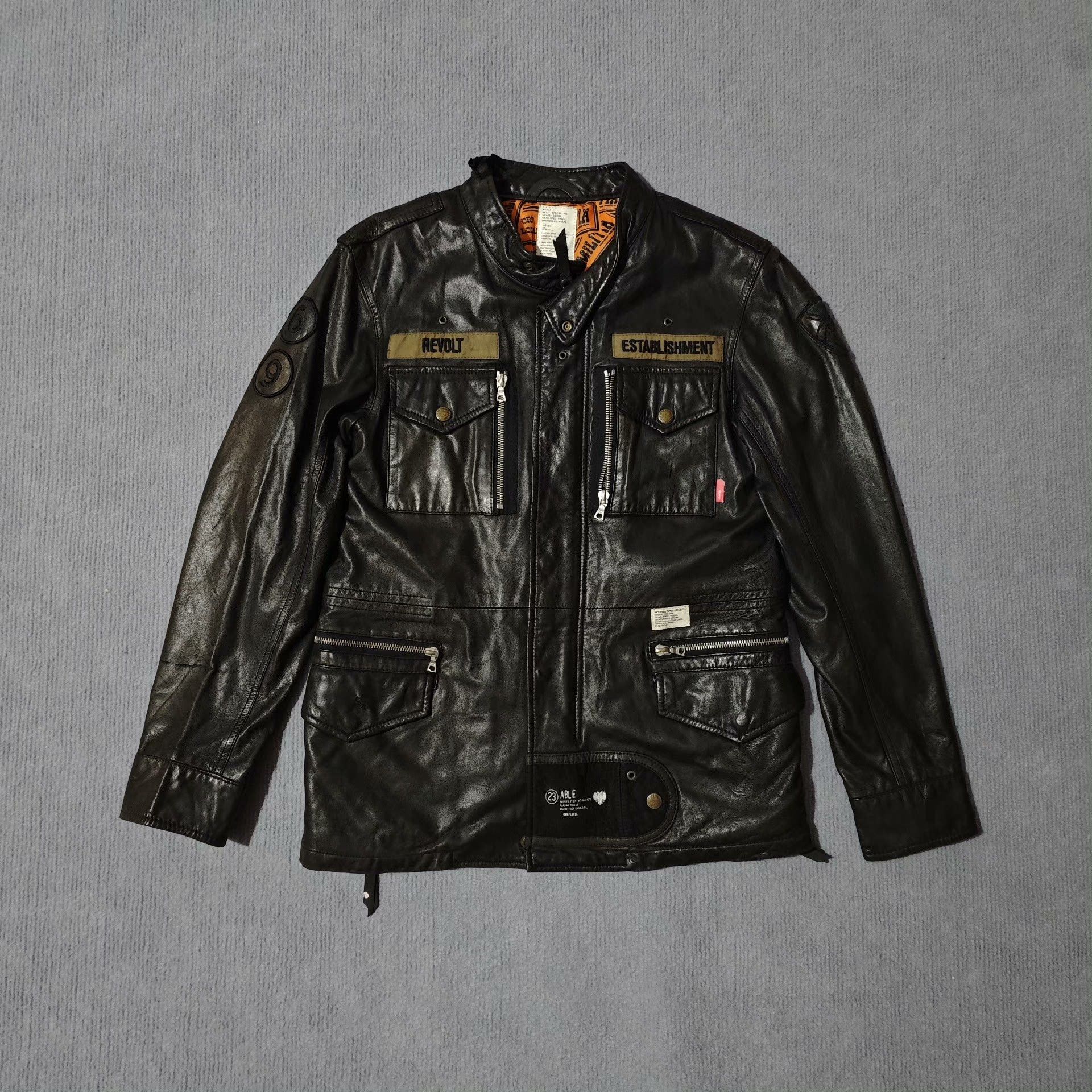 Wtaps Wtaps 08aw Red Dawn M65 Leather Jacket Size US S / EU 44-46 / 1 - 1 Thumbnail