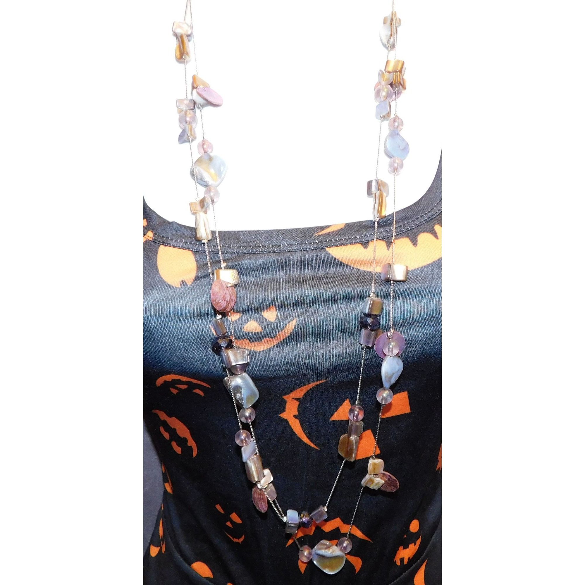 Other Purple Shell Necklace Size ONE SIZE - 3 Thumbnail