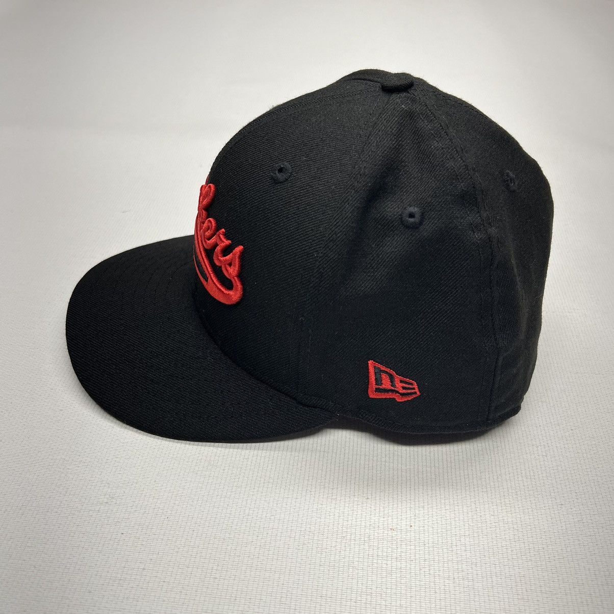 New Era Tampa Smokers New Era Hat 7 3/8 Black Cap 59Fifty Fitted Size ONE SIZE - 5 Thumbnail