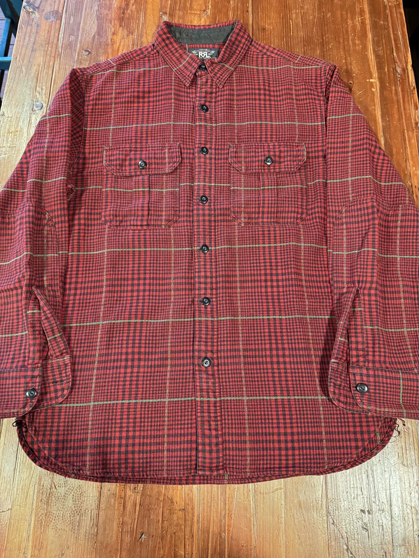 RRL Ralph Lauren RRL Ralph Lauren Plaid Work Shirt Size US M / EU 48-50 / 2 - 1 Thumbnail