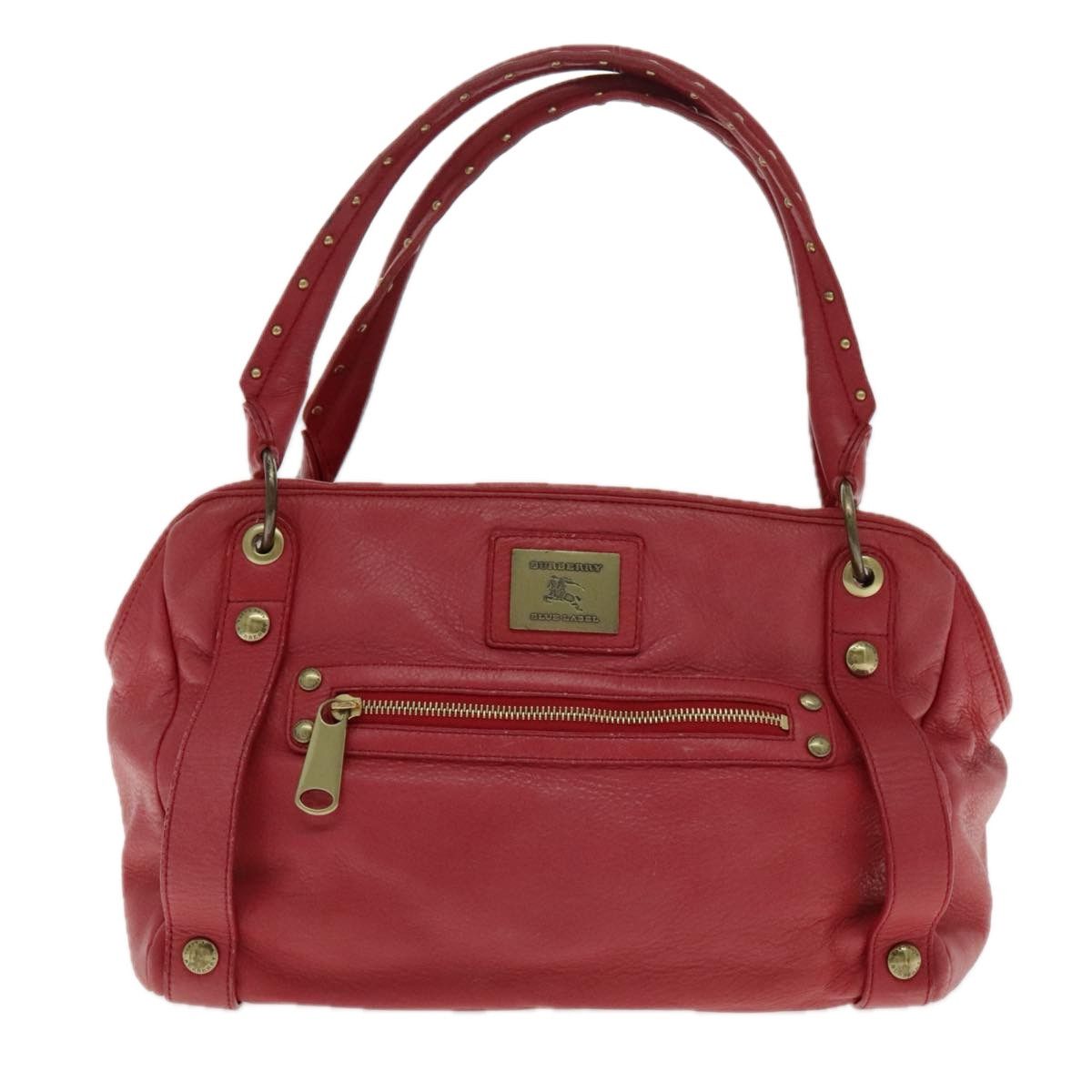 Burberry Blue Label Red Leather Handbag (Pre-Owned) Size ONE SIZE - 1 Thumbnail
