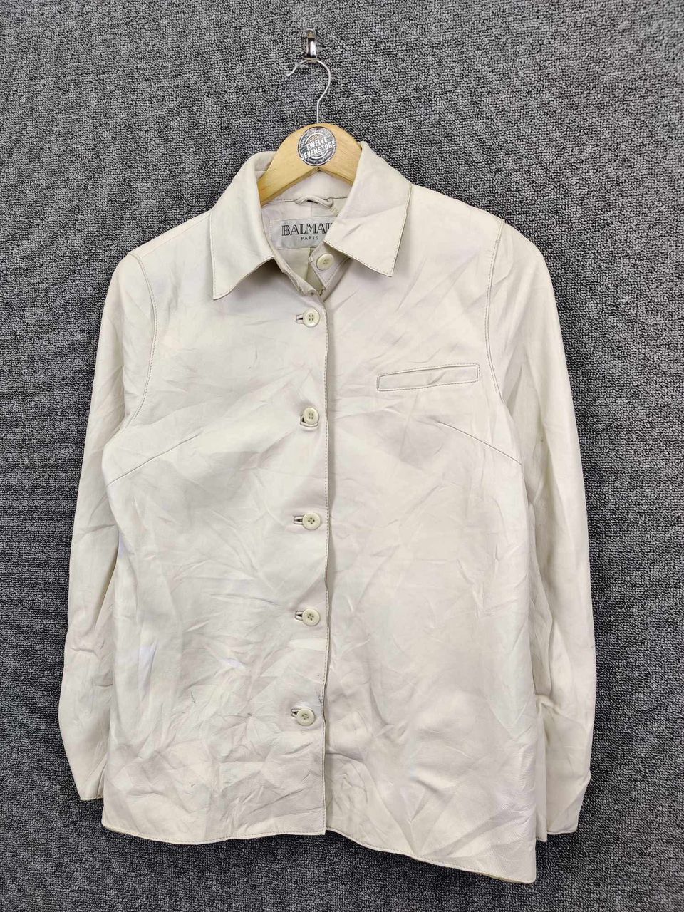 Balmain Vintage Balmain Paris Leather Jacket Size US M / EU 48-50 / 2 - 2 Thumbnail