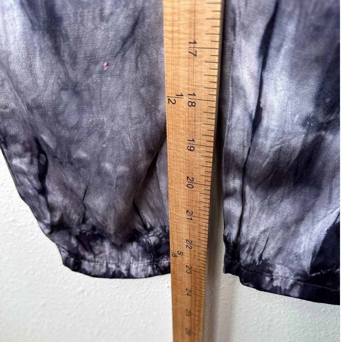 Nation LTD Nation Ltd Purple Cream Tie Dye Satin Elastic Waist Pants S Size 27" / US 4 / IT 40 - 13 Thumbnail