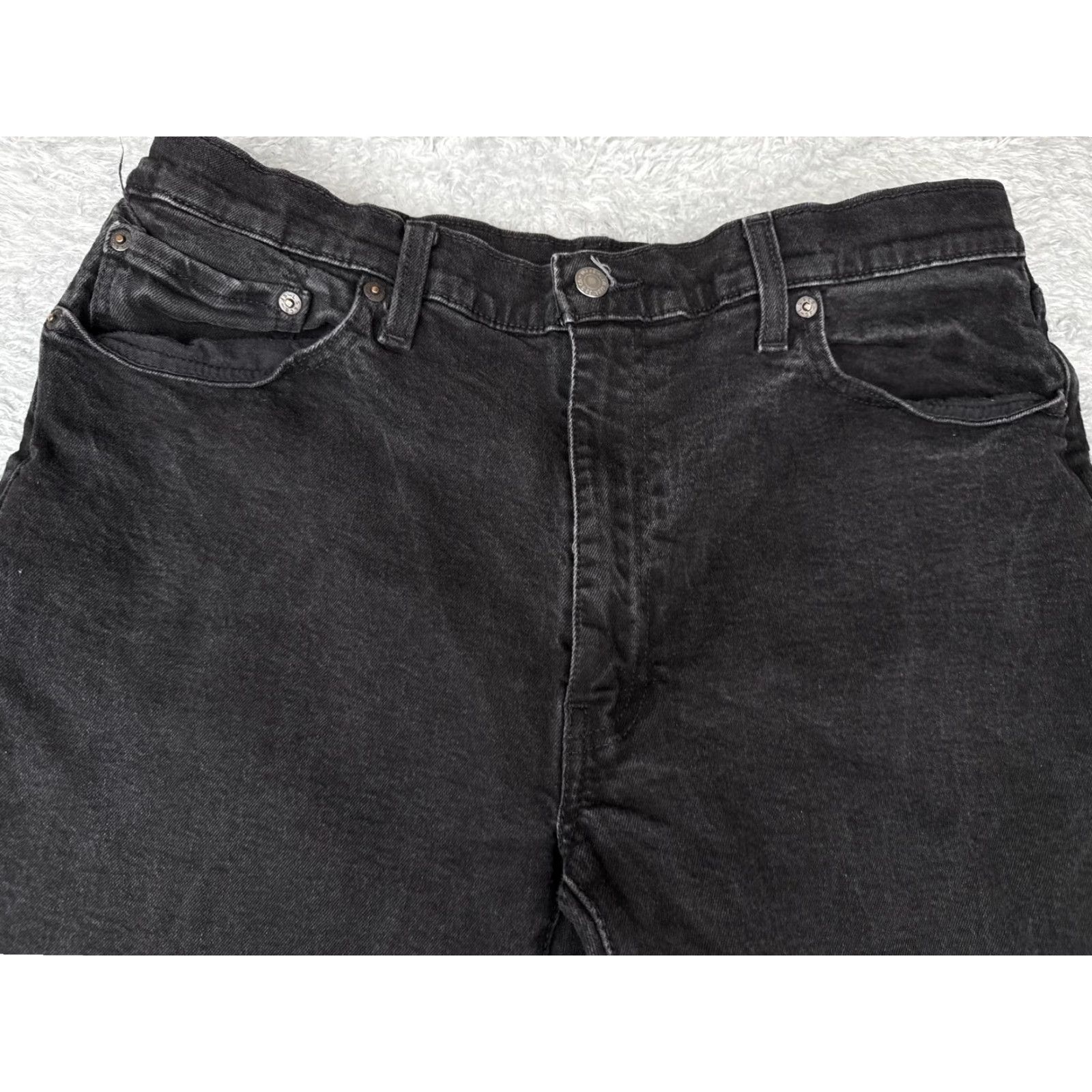 Levi's Levi's 541 Athletic Taper Jeans Men 38x30 Black Denim Stretch 5-Pocket Zip Fly Brand: Levi's 500 Series Regular Rise Mid Inseam 30 in Mens Size US 38 / EU 54 - 4 Thumbnail