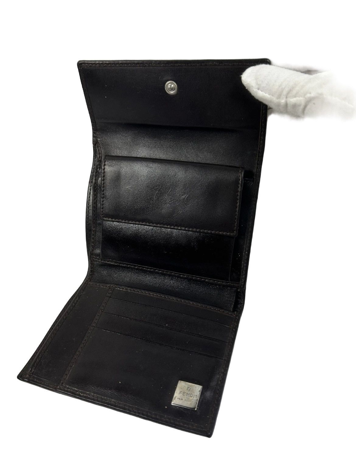 Fendi Fendi Zucca Monogram Trifold Wallet Size ONE SIZE - 3 Thumbnail