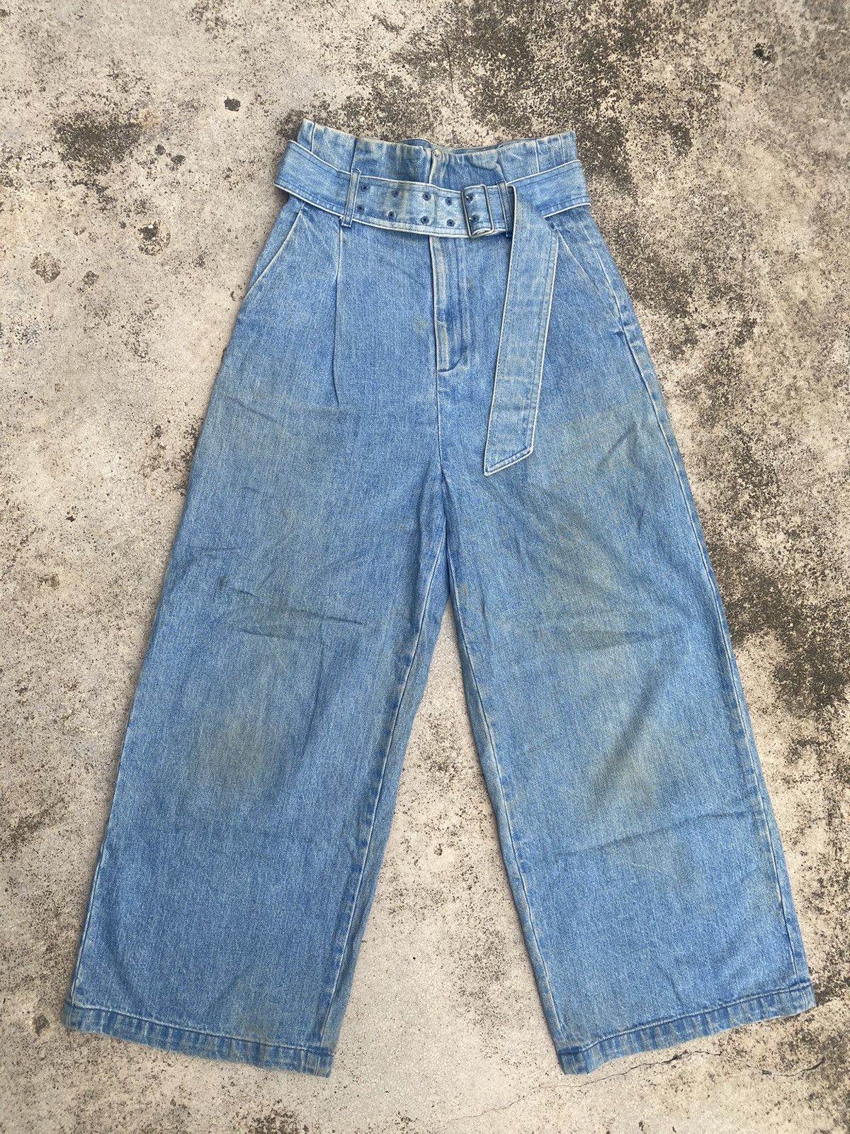 Designer × Japanese Brand × Opening Ceremony Japanese Brand Opening Ceremony Baggy Wide Leg Jeans Size 26" / US 2 / IT 38 - 1 Thumbnail