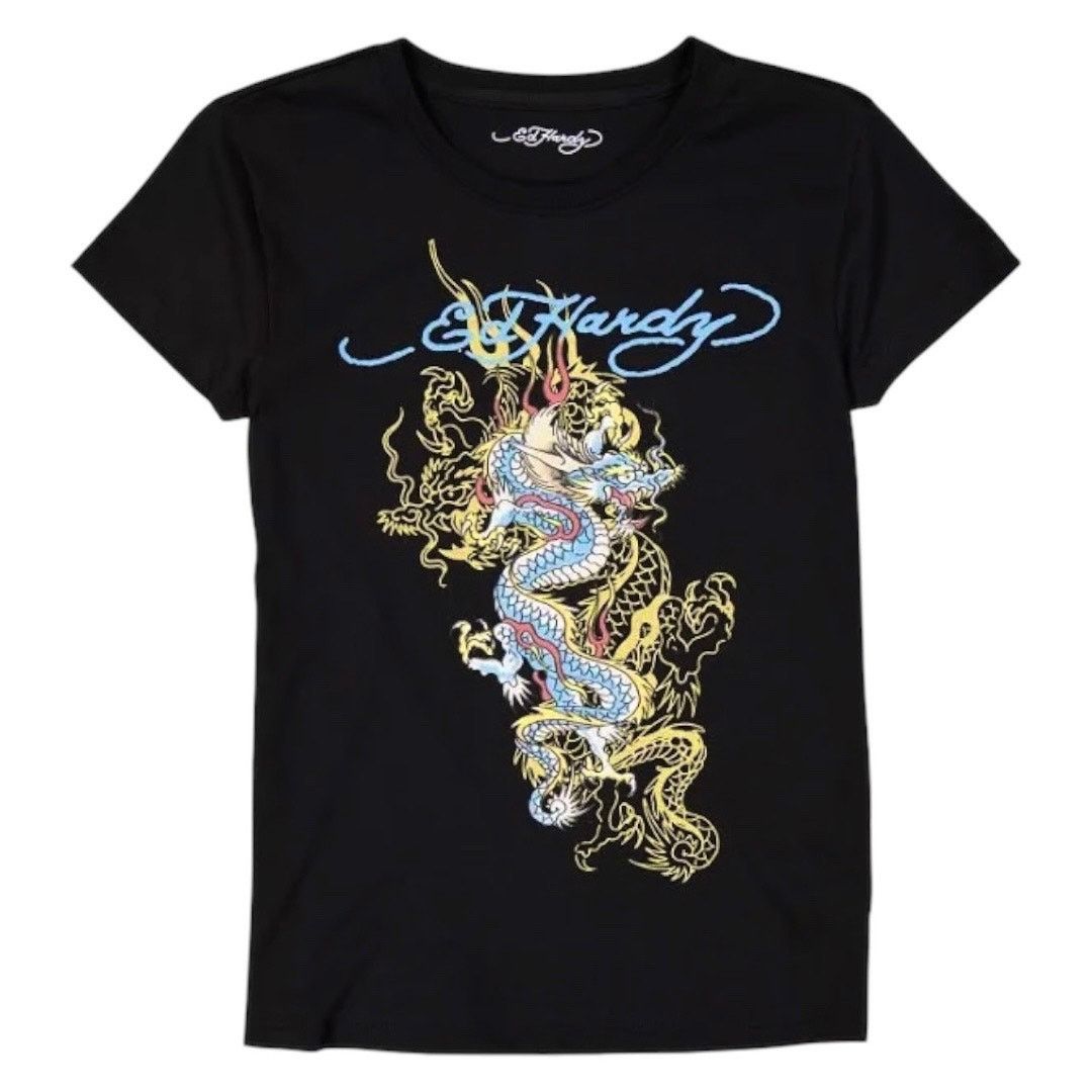 Ed Hardy Ed Hardy Dragon Tee Size XL / US 12-14 / IT 48-50 - 1 Thumbnail