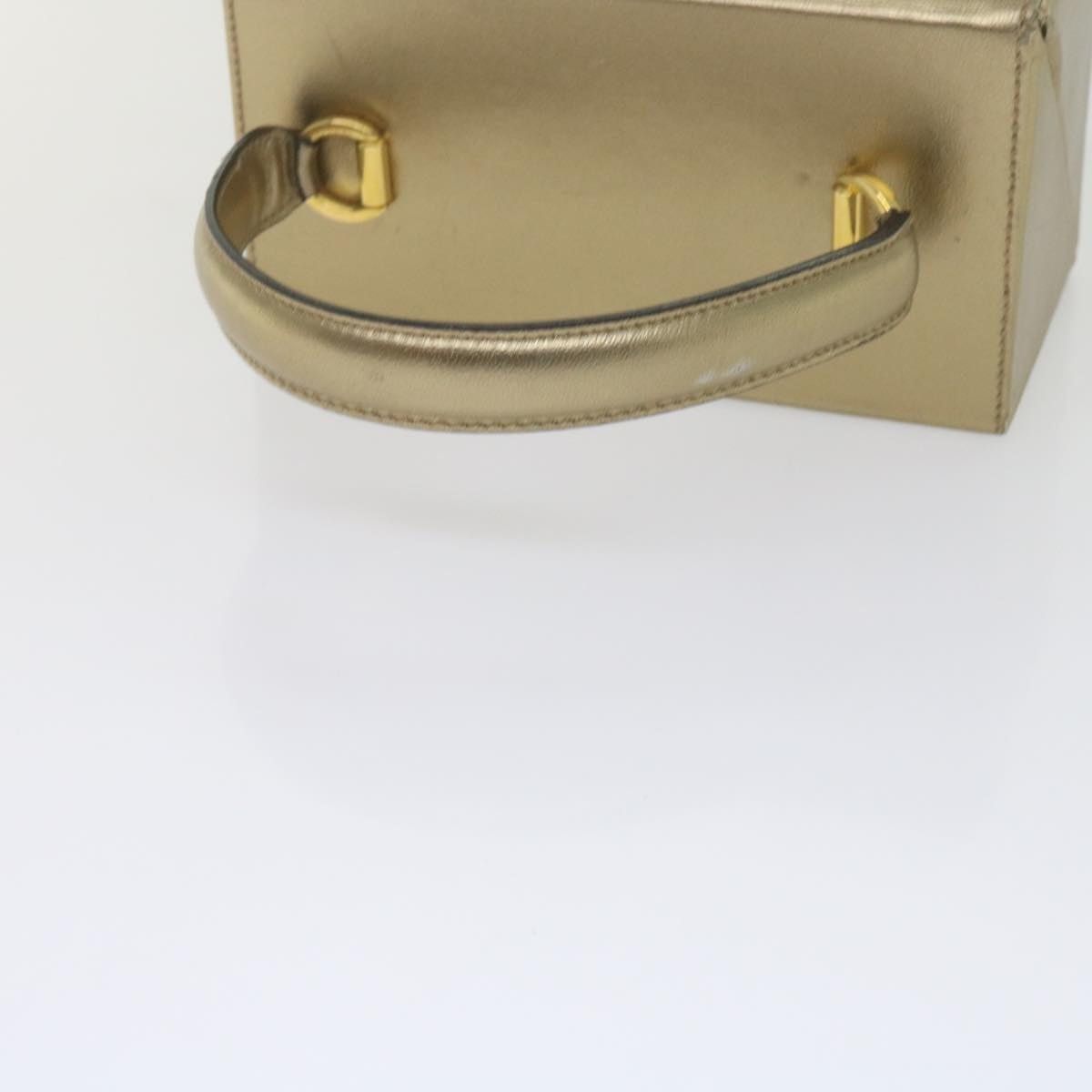 Salvatore Ferragamo Salvatore Ferragamo Gancini Hand Bag Leather Gold Tone Size ONE SIZE - 7 Thumbnail