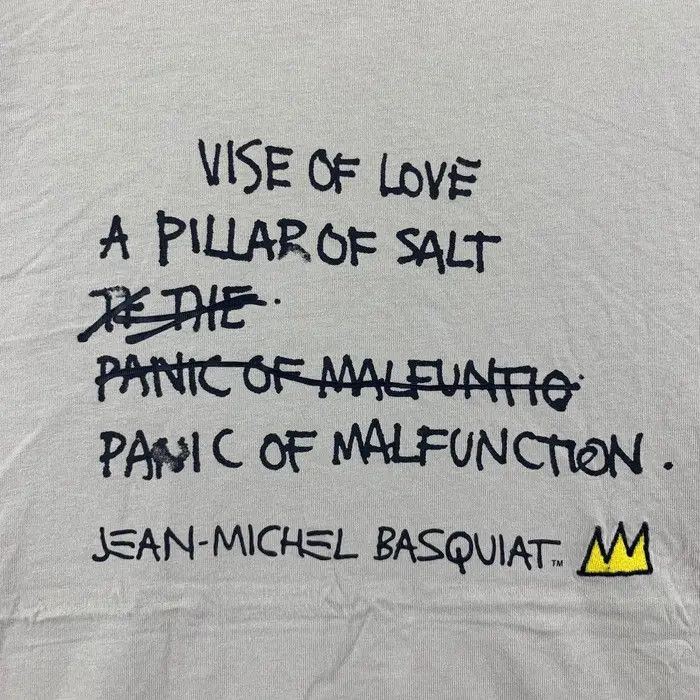 Jean-Michel Basquiat Vintage JEAN MICHEL BASQUIAT Vise Of Love Tee Shirt Size US XL / EU 56 / 4 - 3 Thumbnail