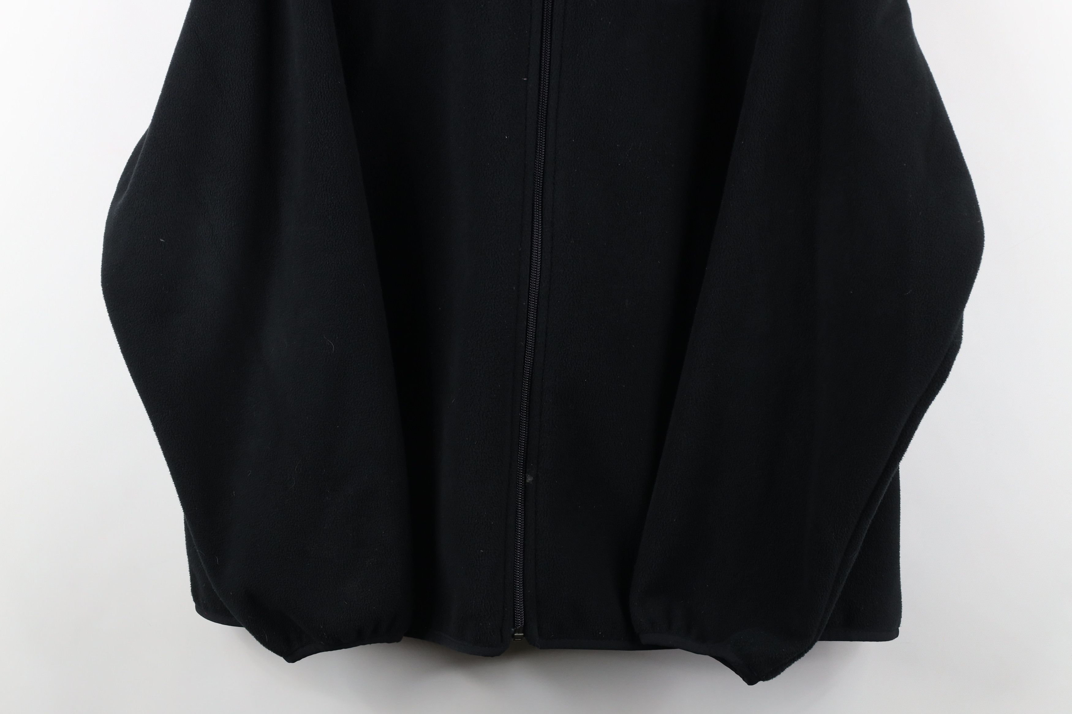 Lands' End × Vintage Vintage 90s Lands End Fleece Full Zip Jacket Black Size XL / US 12-14 / IT 48-50 - 3 Thumbnail