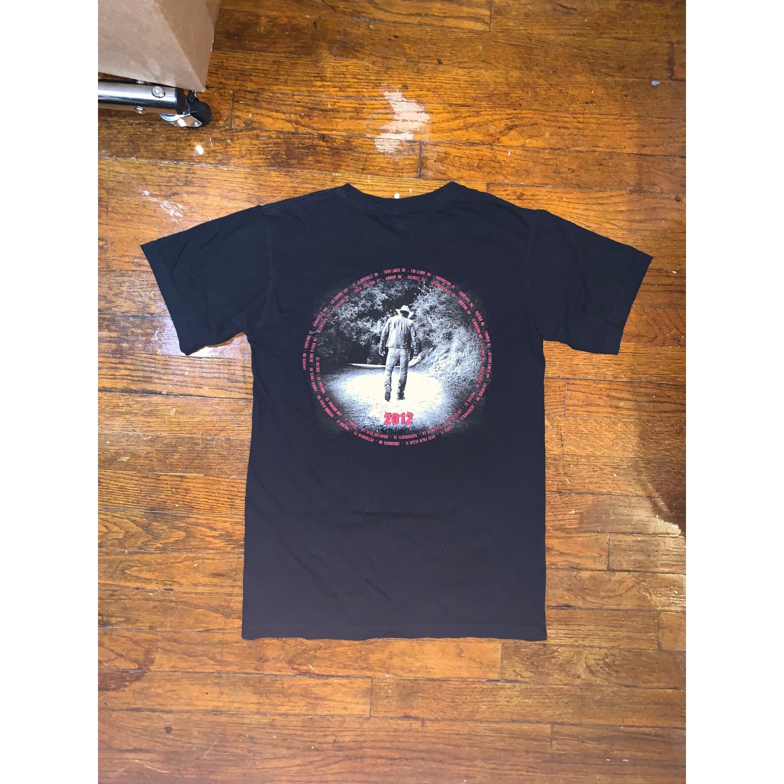 Anvil × Band Tees × Other Jason Aldean 2012 Tour T-Shirt Mens Small Black Country Tee Size US S / EU 44-46 / 1 - 3 Thumbnail