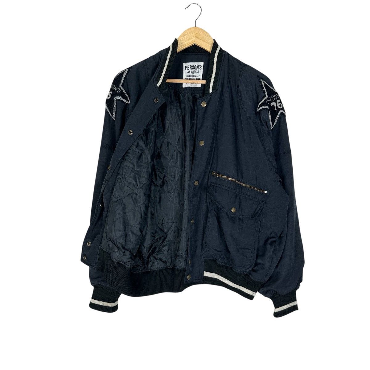 PERSON'S PERSON STAR BOMBER JACKET LIKE ISSEY MIYAKE Size US L / EU 52-54 / 3 - 6 Thumbnail