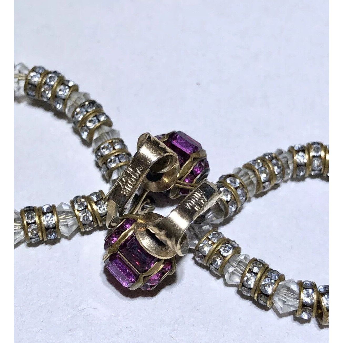 Vogue Vogue Jewelry rhinestone beaded wire wrapped vintage earring Size ONE SIZE - 5 Thumbnail