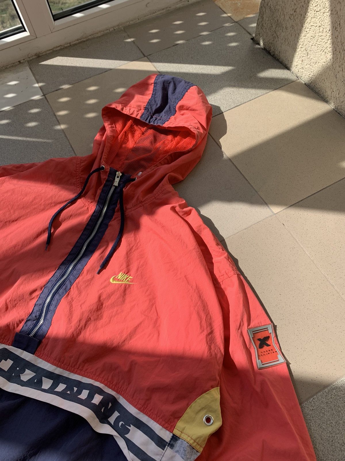 Nike × Vintage Vintage Nike Anorak Light Jacket U.S.A. 90s Size US XL / EU 56 / 4 - 7 Thumbnail