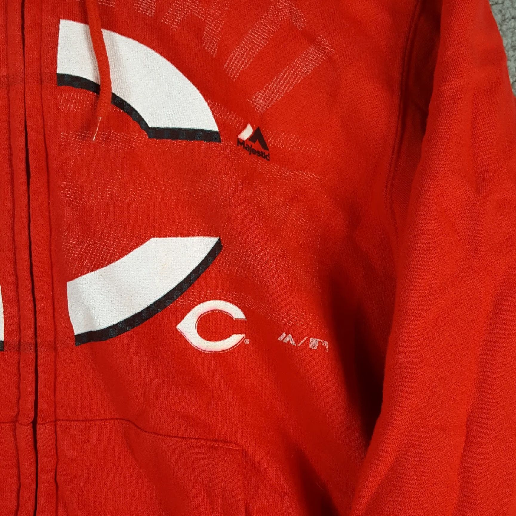 MLB Majestic Cincinnati Reds MLB Baseball Zip Up Hoodie Mens M Retro Windbreaker Jacket Size US M / EU 48-50 / 2 - 3 Thumbnail