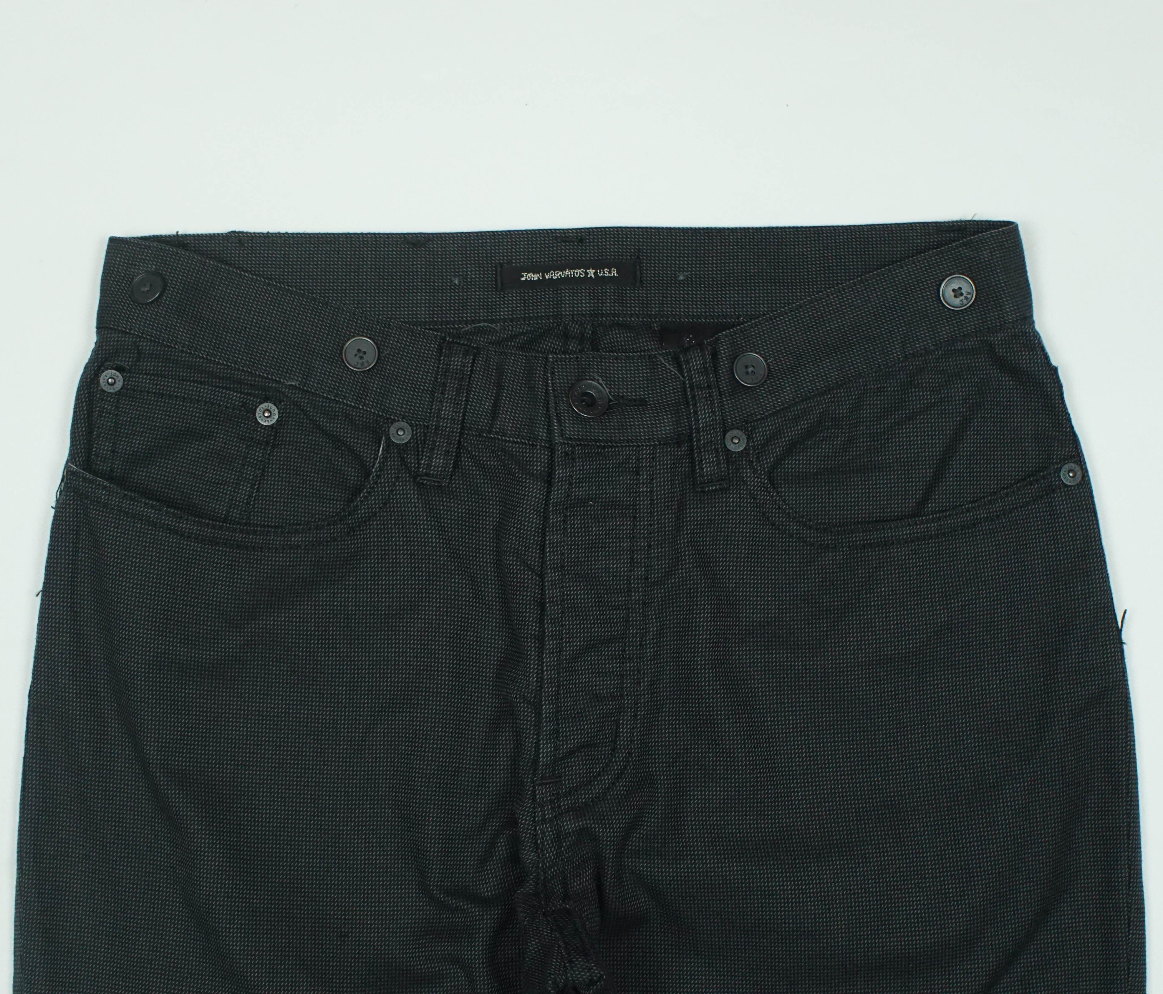 John Varvatos *NoTariff John Varvatos Black Pants Size US 30 / EU 46 - 5 Thumbnail