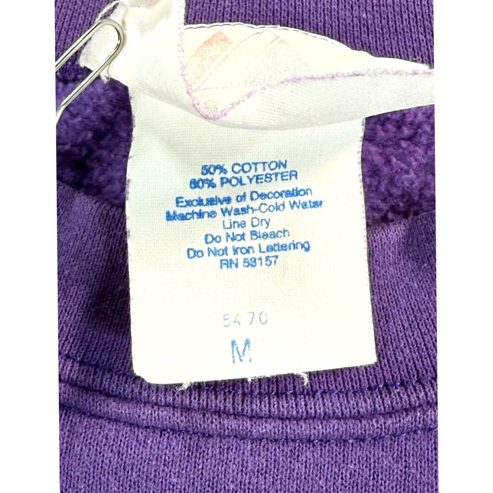 Vintage VINTAGE Majestic Minnesota Vikings Sweatshirt Adult Medium Purple Crewneck NFL Size US M / EU 48-50 / 2 - 7 Thumbnail