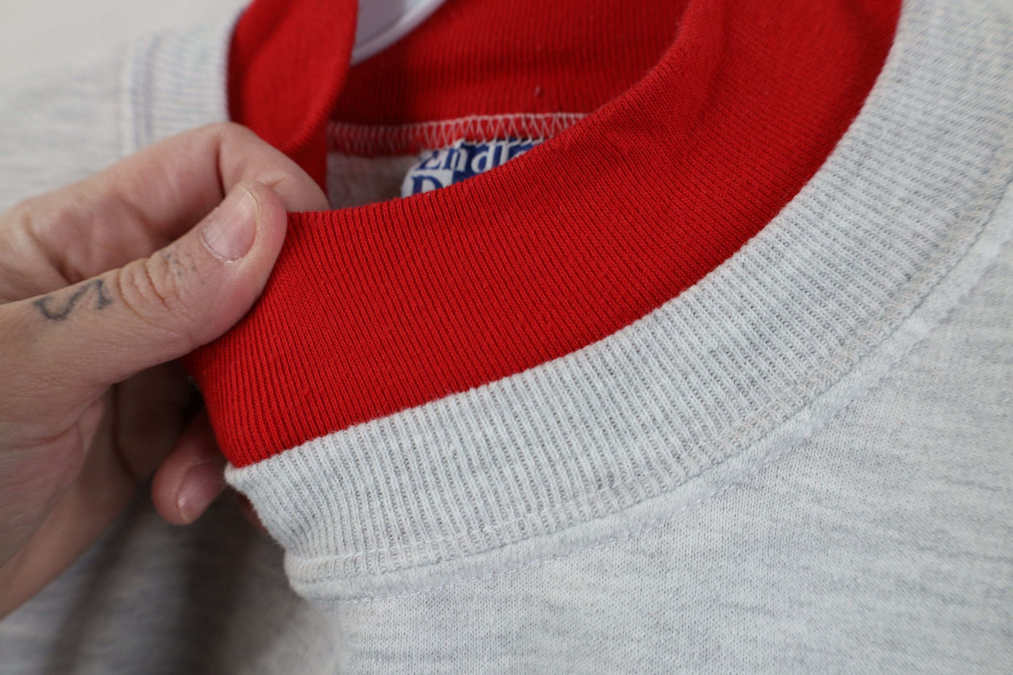 Vintage Vintage 90s Streetwear Christmas Penguin Mock Sweatshirt Size XL / US 12-14 / IT 48-50 - 7 Thumbnail