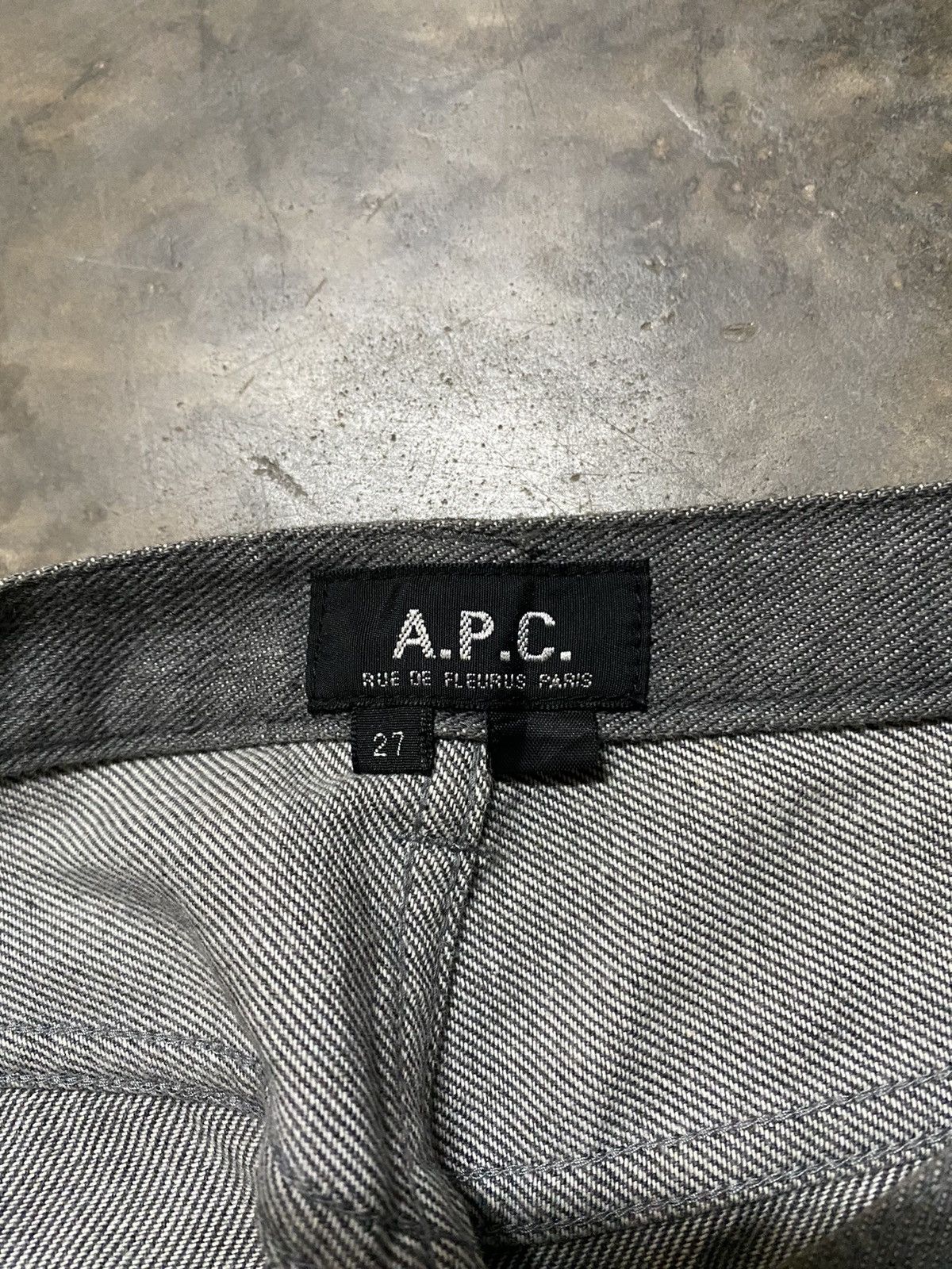 A.P.C. × Japanese Brand A.P.C. Jeans Distressed Denim Size 29" - 7 Thumbnail