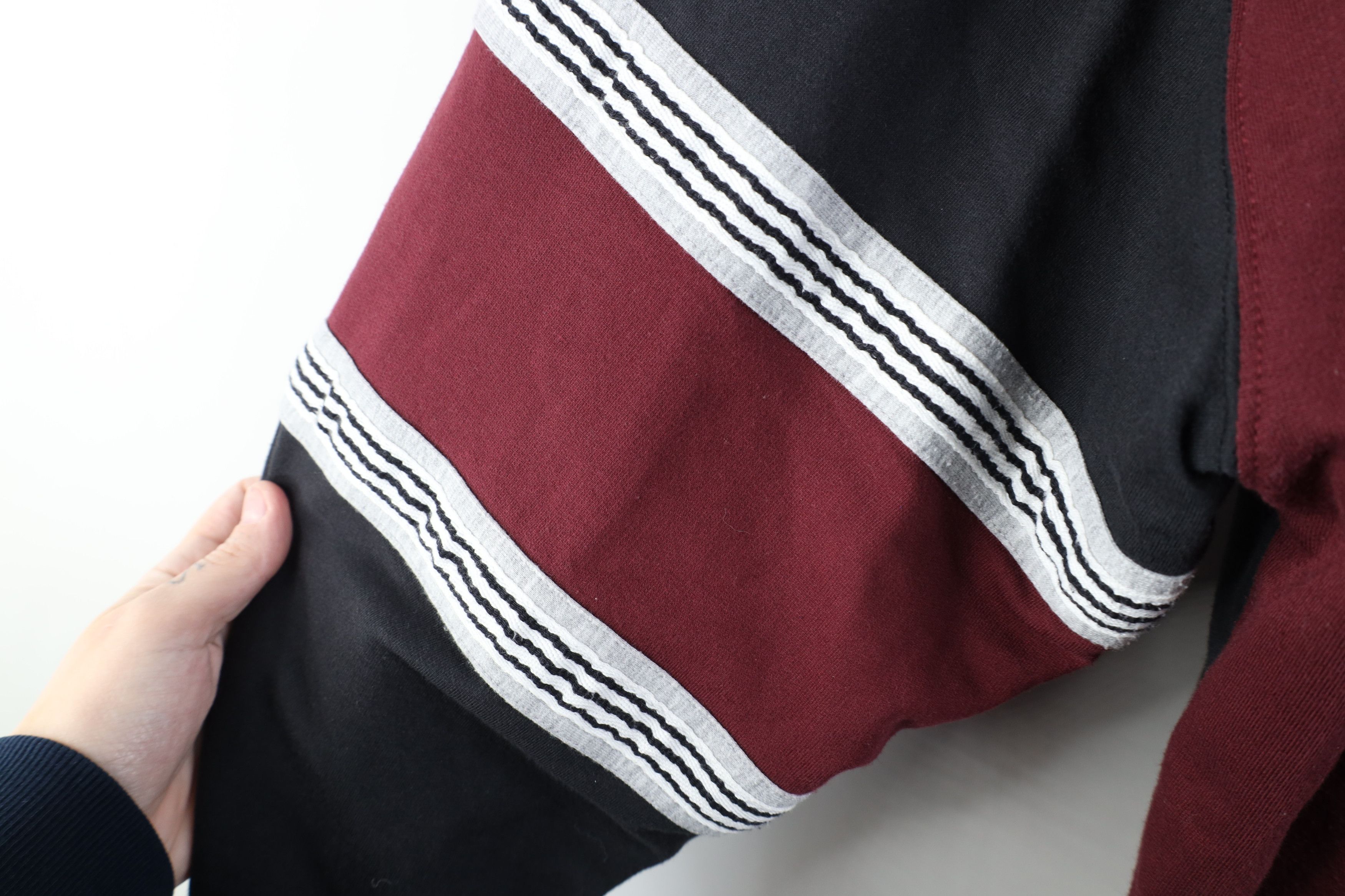 Vintage Vintage 90s Streetwear Striped Pullover Long Sleeve Polo Size US XL / EU 56 / 4 - 8 Thumbnail