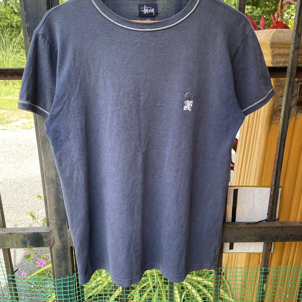 Stussy 🔥Vintage 90s Stussy Embroidered Small Logo Skateboard Tee Size US M / EU 48-50 / 2 - 5 Thumbnail
