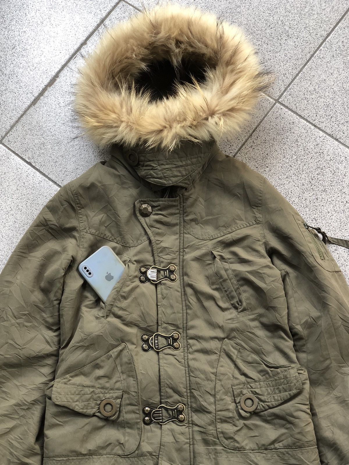 If Six Was Nine × Japanese Brand SLY Gimmick Fur Parka Cargo Jacket Ifsixwasnine Style Size US S / EU 44-46 / 1 - 15 Thumbnail