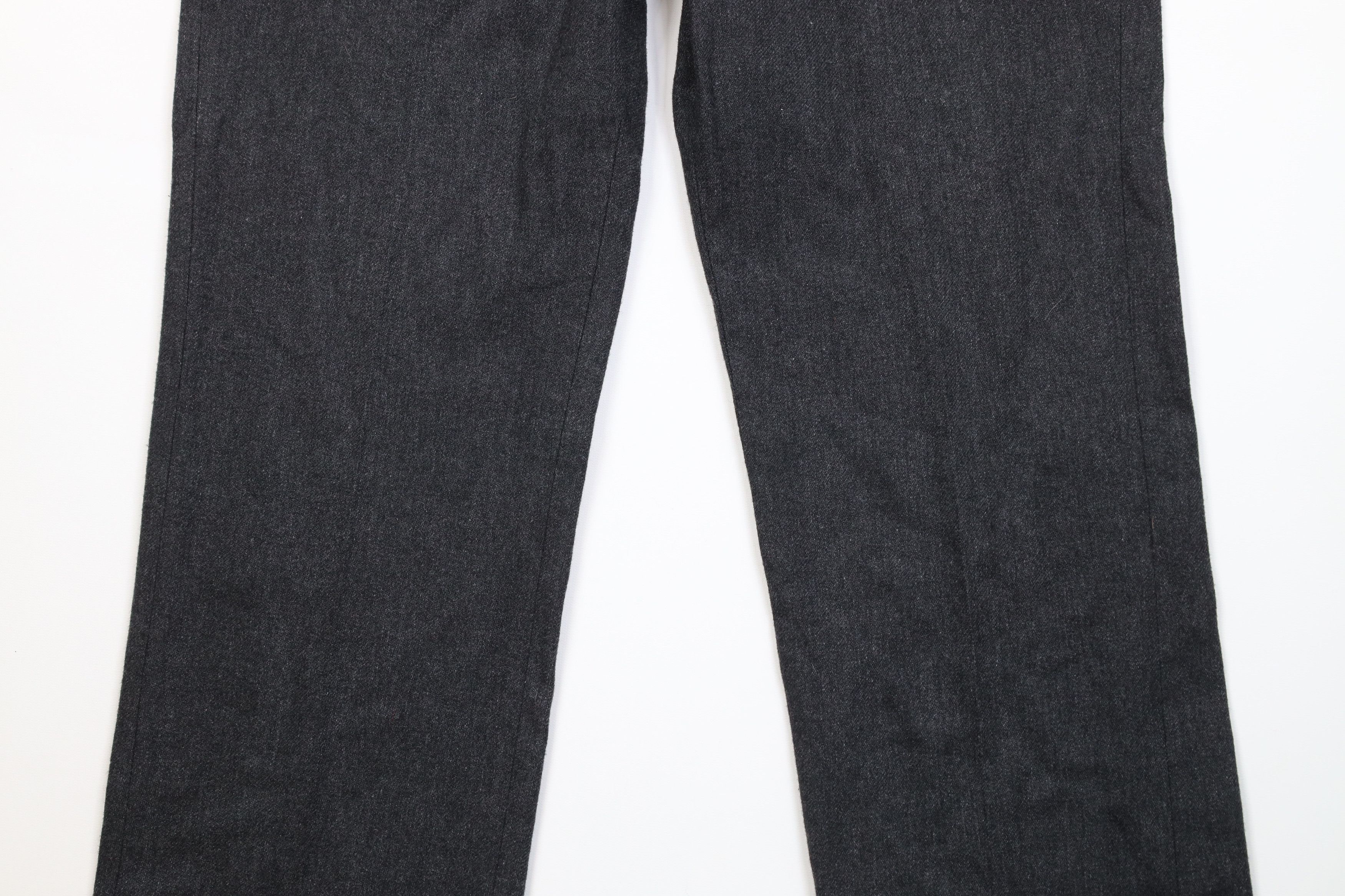 Vintage Vintage 70s Streetwear Flannel Knit Wide Leg Chino Pants Size US 34 / EU 50 - 3 Thumbnail
