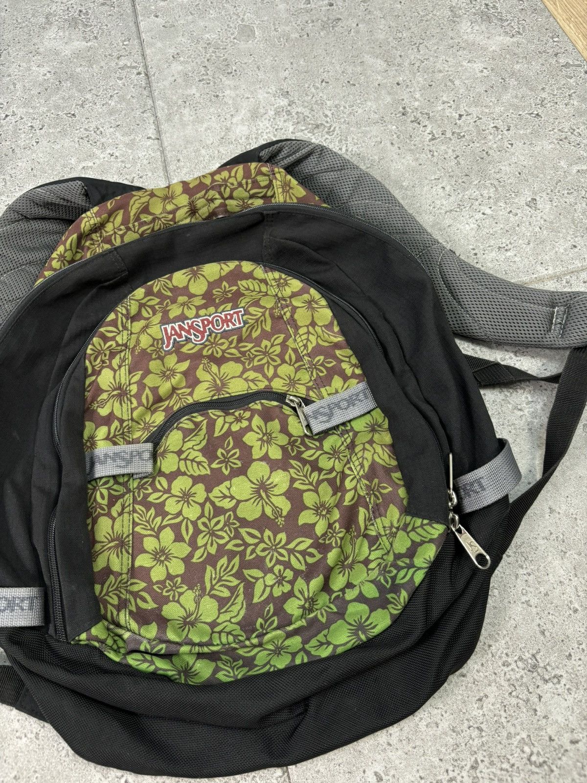 Jansport × Japanese Brand × Vintage Crazy RARE Camo Backpack JanSport Japan Style 2000s Vintage Size ONE SIZE - 2 Thumbnail
