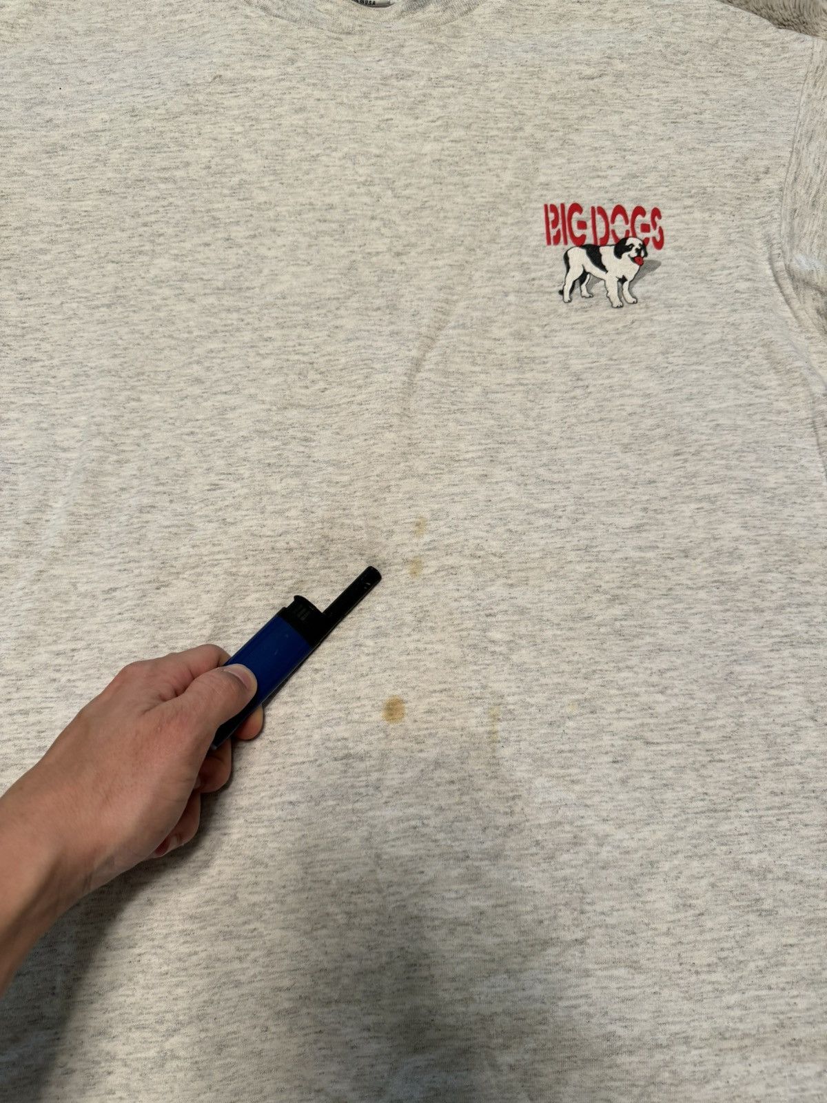 Big Dogs × Vintage 90s Big Dog Tee Size US XL / EU 56 / 4 - 4 Thumbnail