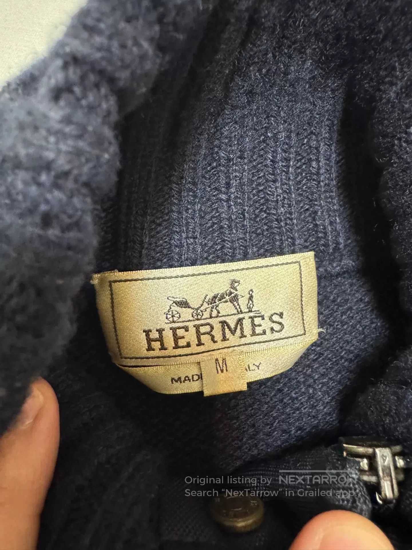 Hermes Hermes Wool Yak Blend Sweater Coat. Size US M / EU 48-50 / 2 - 7 Thumbnail