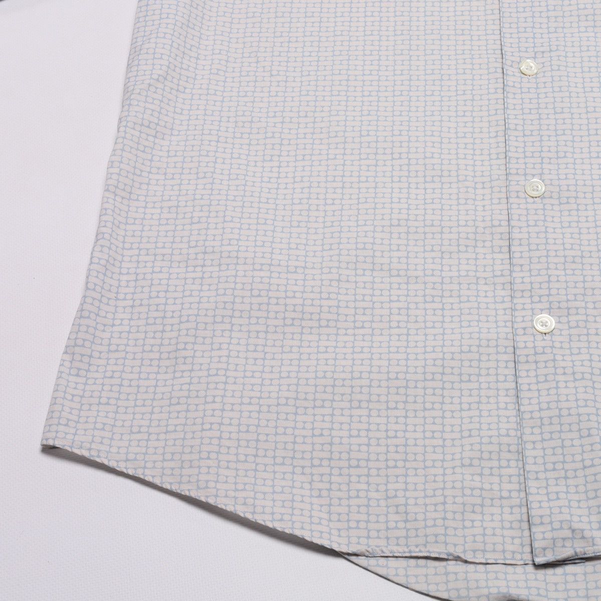 Hermes Hermes France Printed Cotton Shirt Short Sleeve White Size US M / EU 48-50 / 2 - 8 Thumbnail