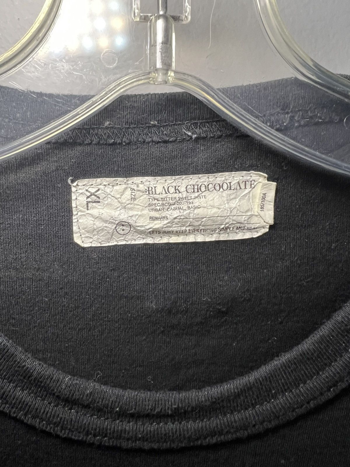 CHOCOOLATE Chocolate brand velvet UK flag number longsleeve shirt Size US XL / EU 56 / 4 - 8 Thumbnail