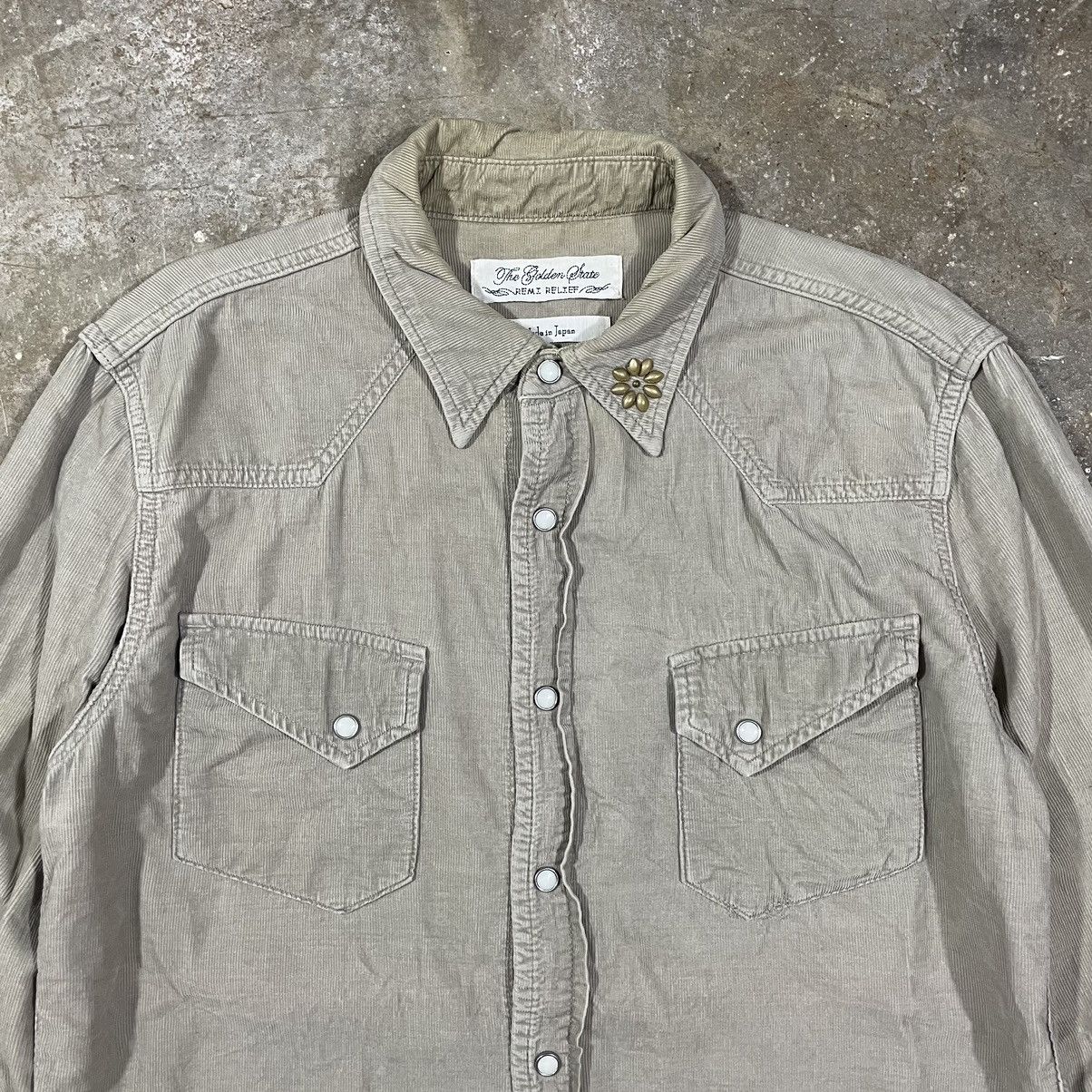 Designer × Japanese Brand × Remi Relief Remi Relief Corduroy Shirt Button Up Size US M / EU 48-50 / 2 - 4 Thumbnail
