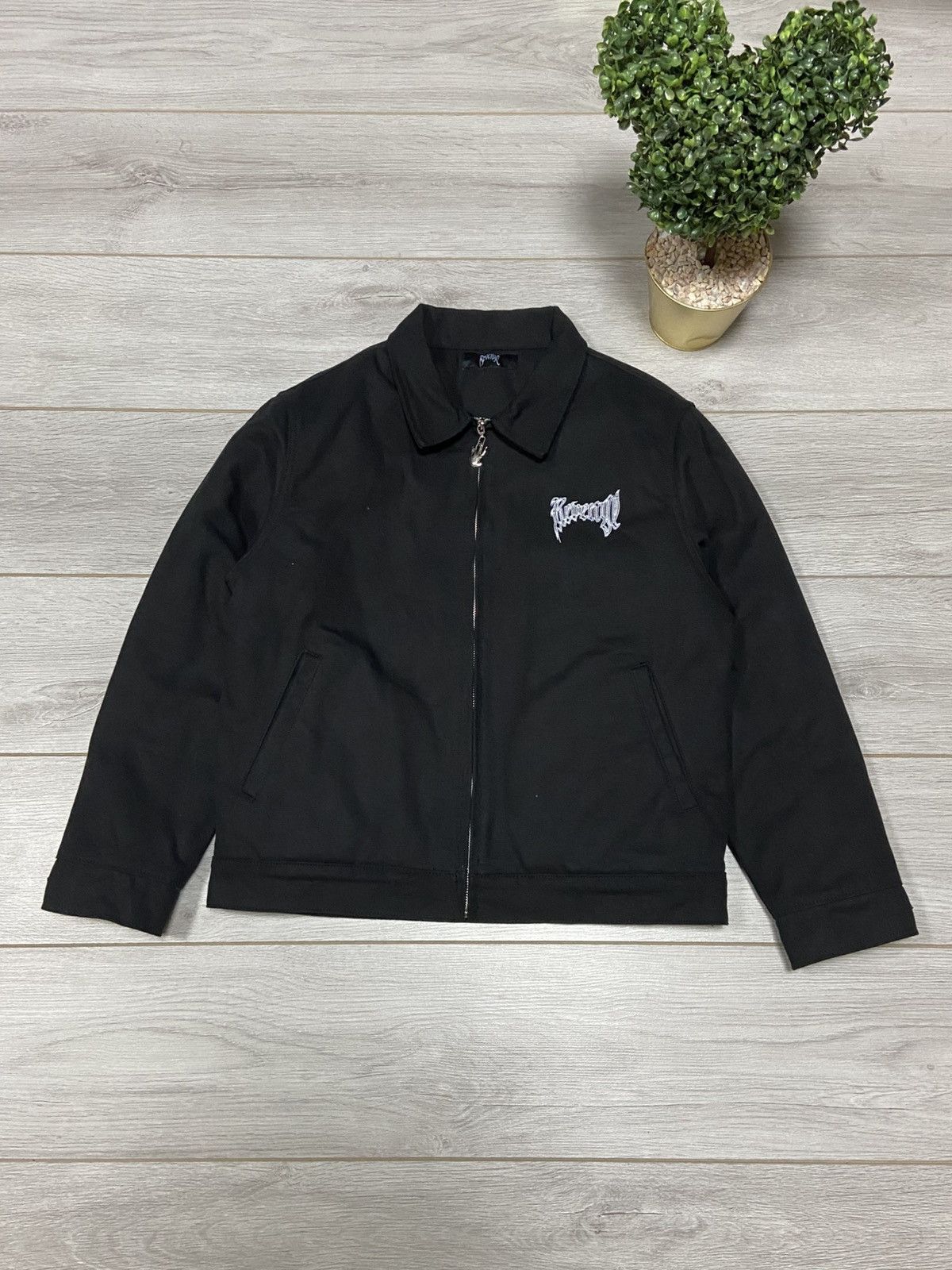 Revenge XXXTENTACION KILL WORK M JACKET BLACK big palm hand Size US M / EU 48-50 / 2 - 2 Thumbnail