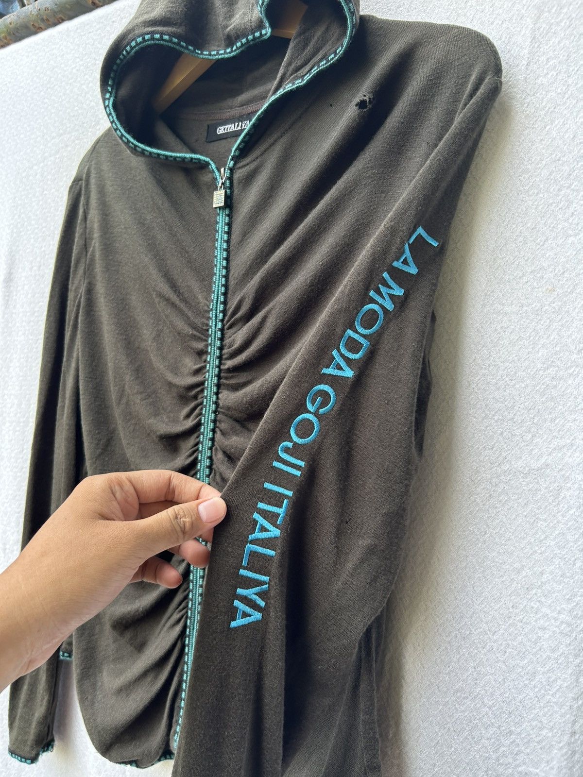 Japanese Brand × Vintage GKITALIYA Japanese Zip Hoodie Ifsixwasnine lgb Size US M / EU 48-50 / 2 - 4 Thumbnail