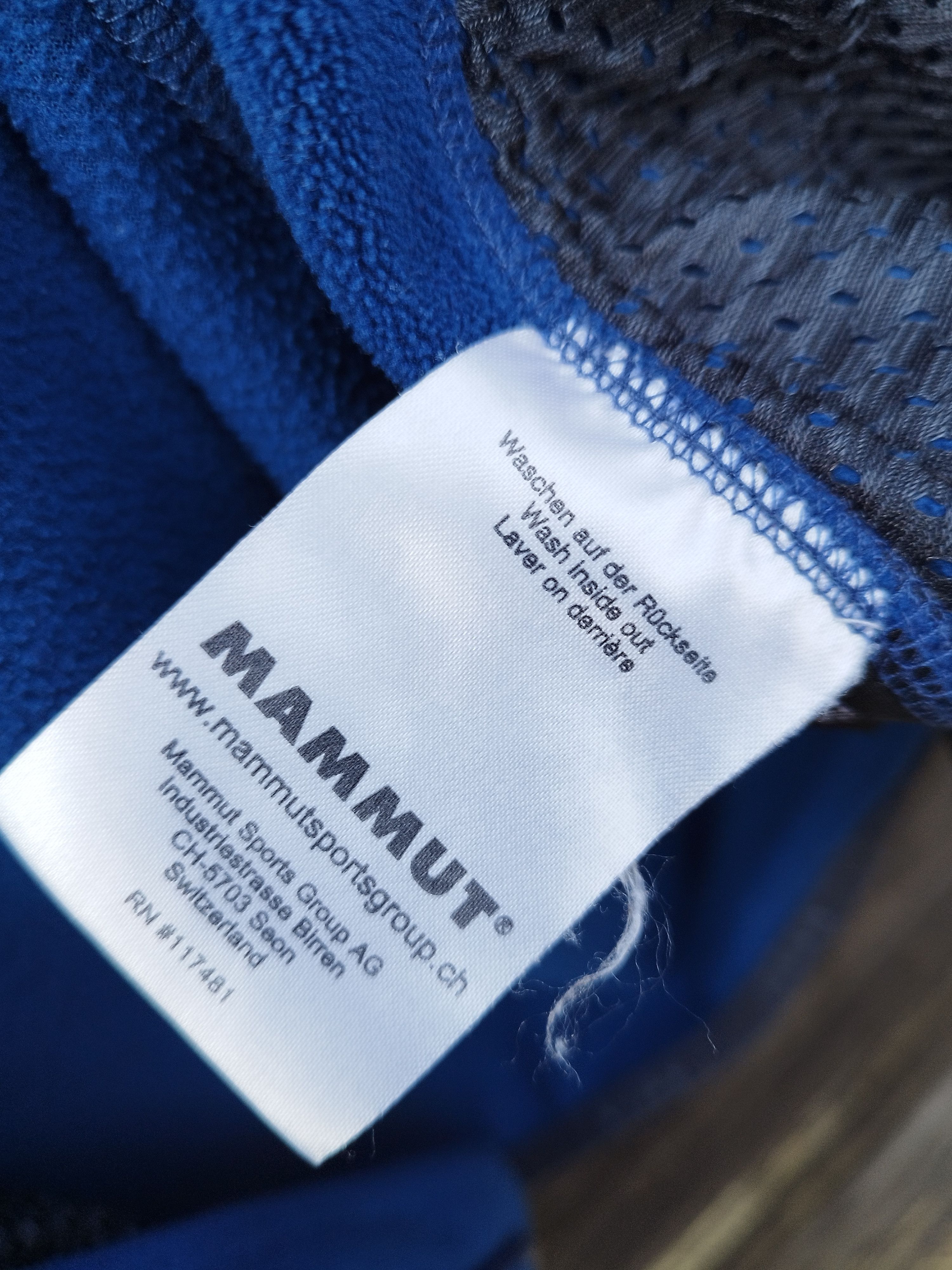 Mammut Mammut Performance Fleece Mid-Layer Jacket Blue - Men's Size US XL / EU 56 / 4 - 16 Thumbnail