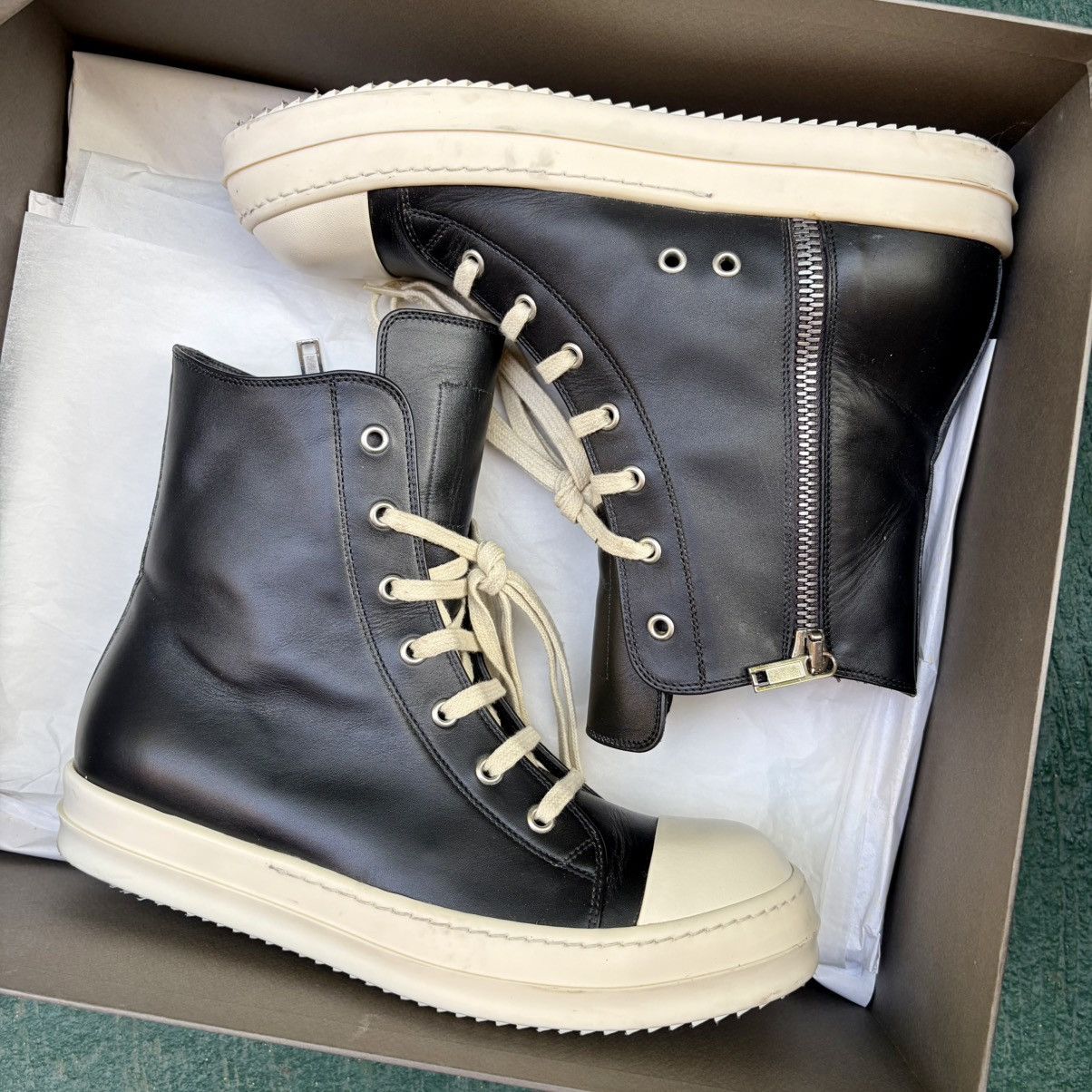 Rick Owens Rick Owens Mainline Leather Ramones High Size US 8 / EU 41 - 11 Thumbnail