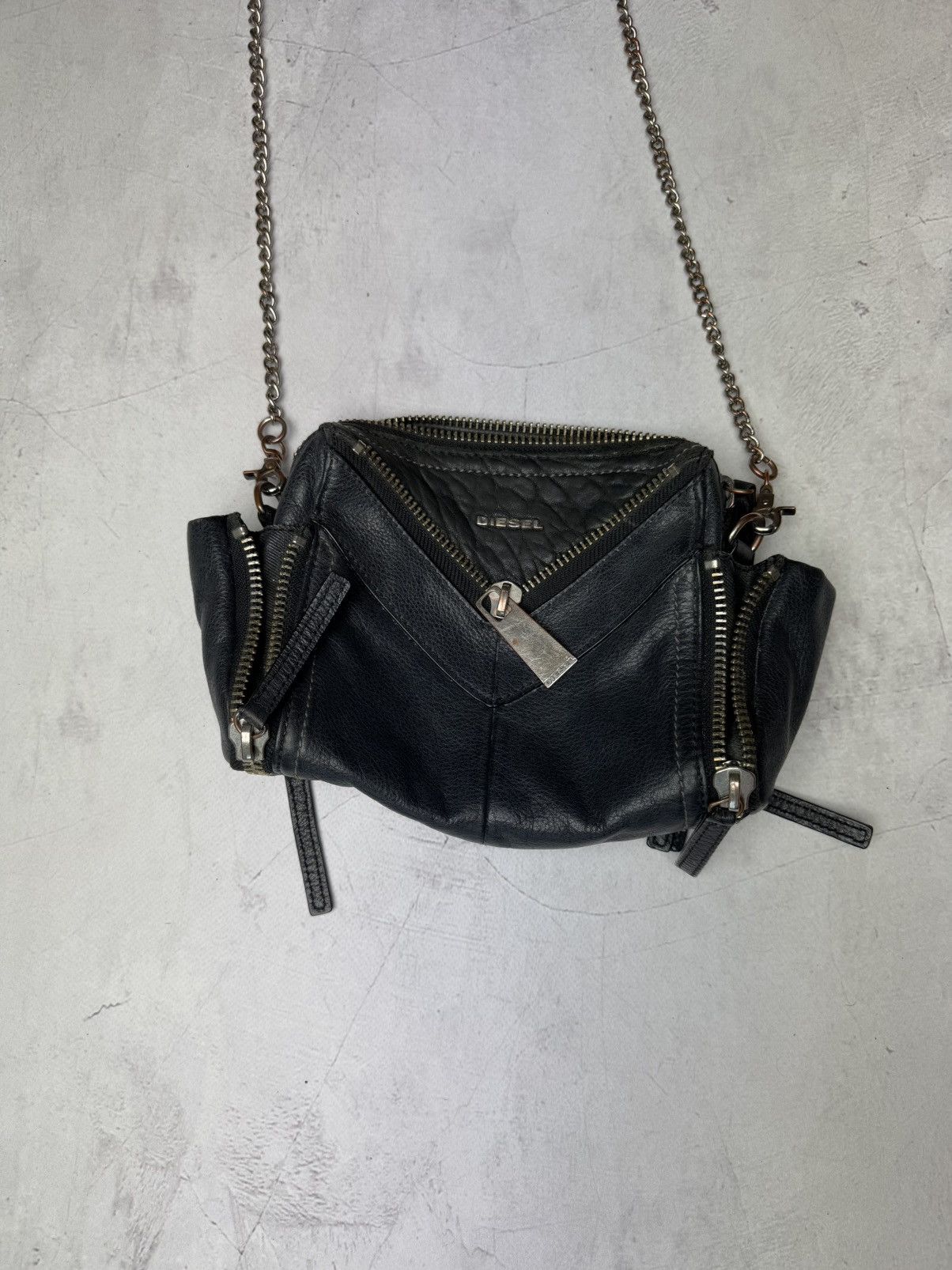 Diesel × Vintage Diesel Bag Leather Y2K Vintage Size ONE SIZE - 17 Thumbnail
