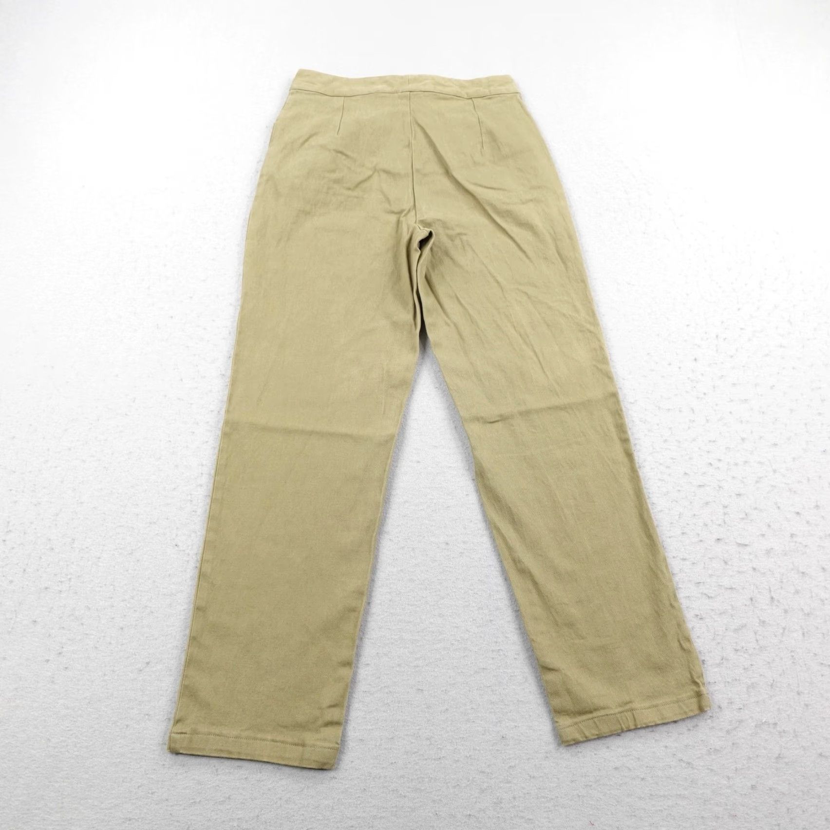Mickey & Co. VINTAGE Disney Pants Womens Large Tan Mickey Mouse Embroidered Chino Belted 90s Size 36" / US 14 / IT 50 - 5 Thumbnail